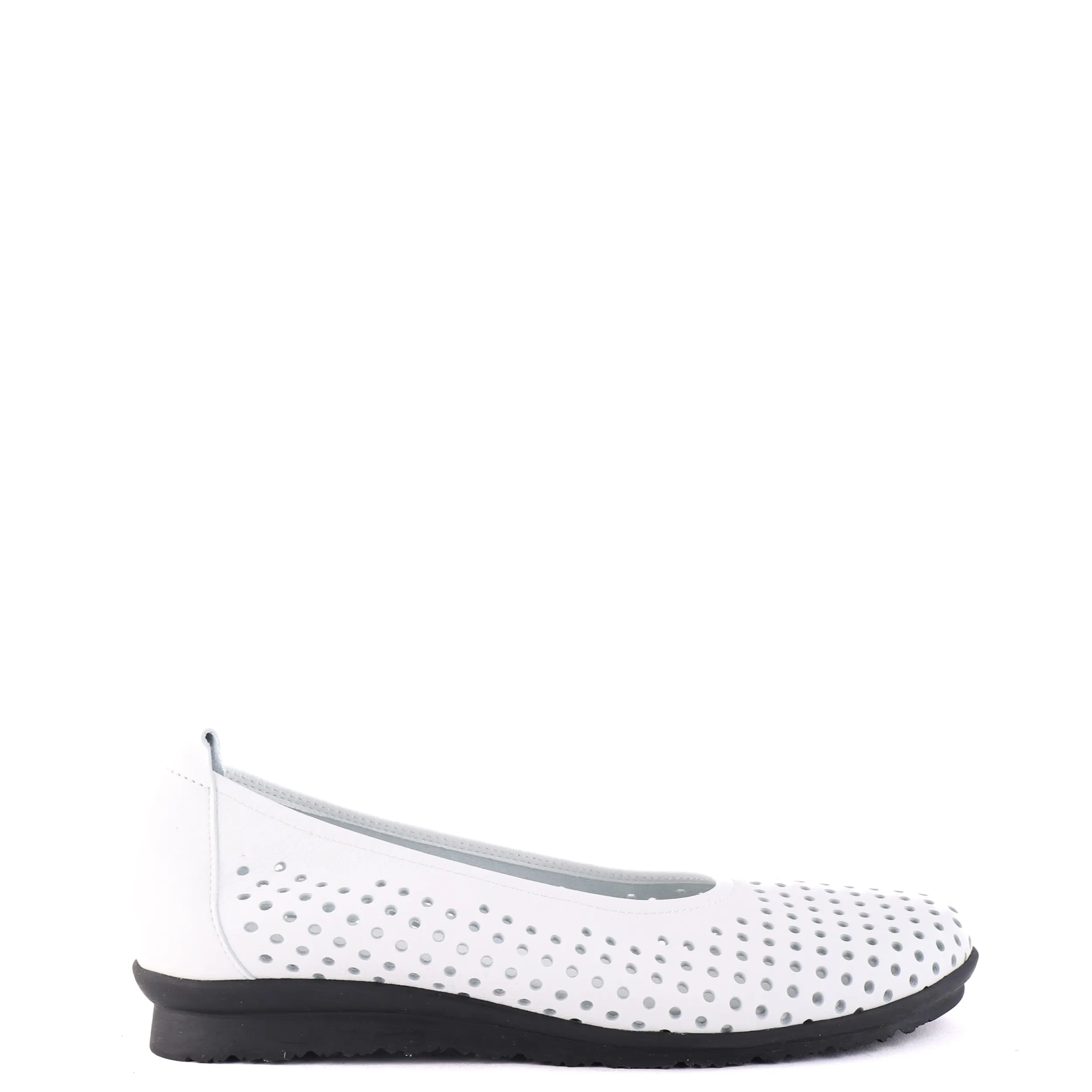 Ballet Flats | ARCHE BARRIA White