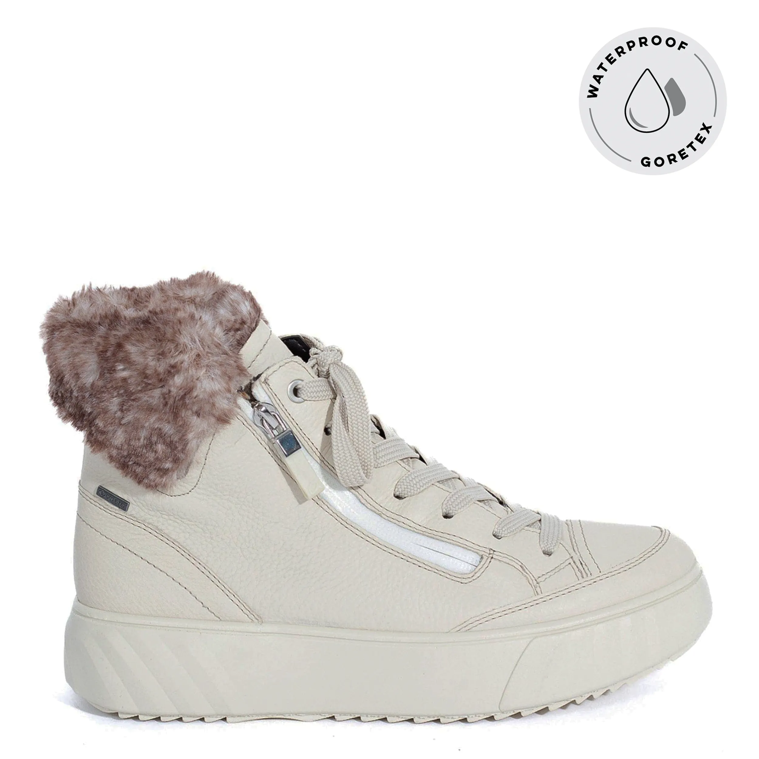 Waterproof Goretex | Goretex Sneakers | ARA 46513 Beige