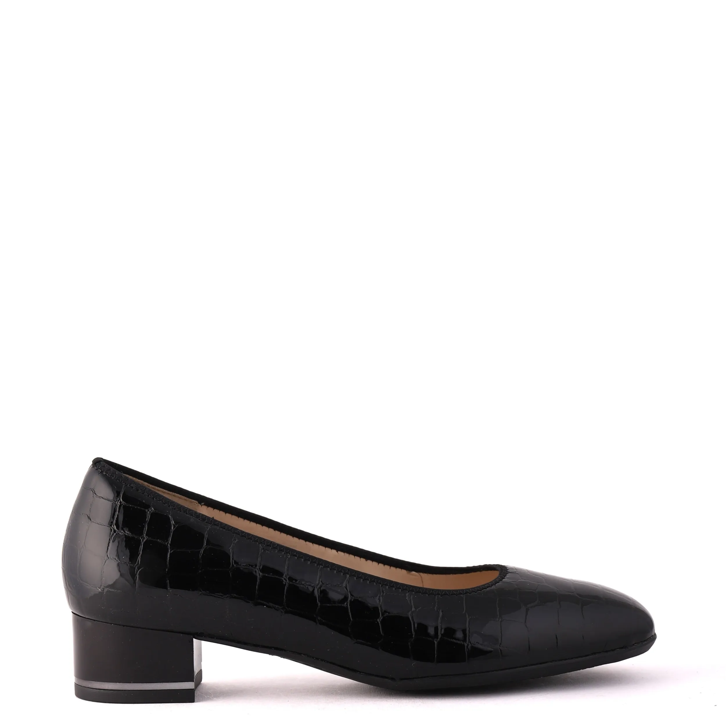 Ballet Flats | Heels | ARA 11838 Black Croc Patent