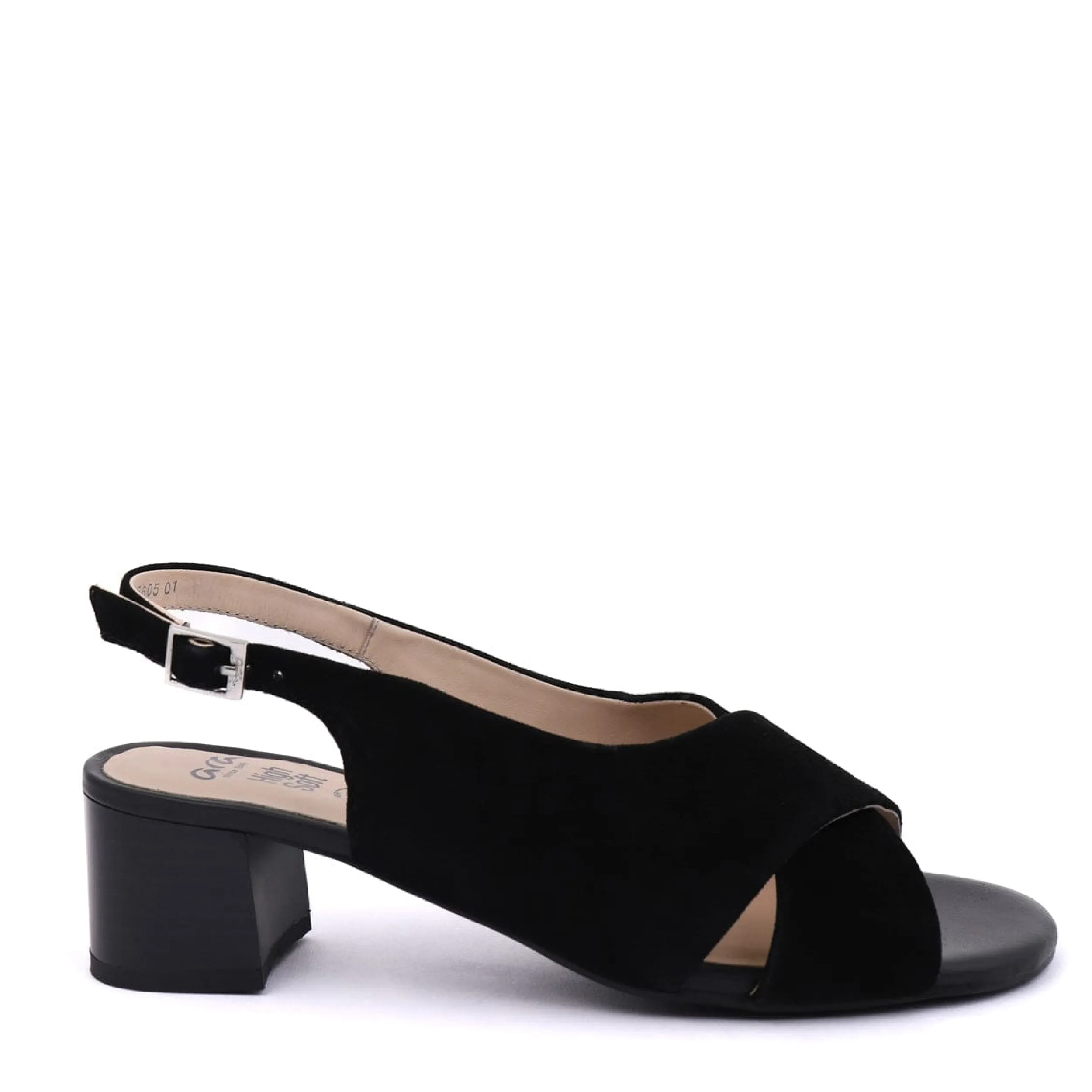 Heels | Sandals | ARA 25605 Black Suede