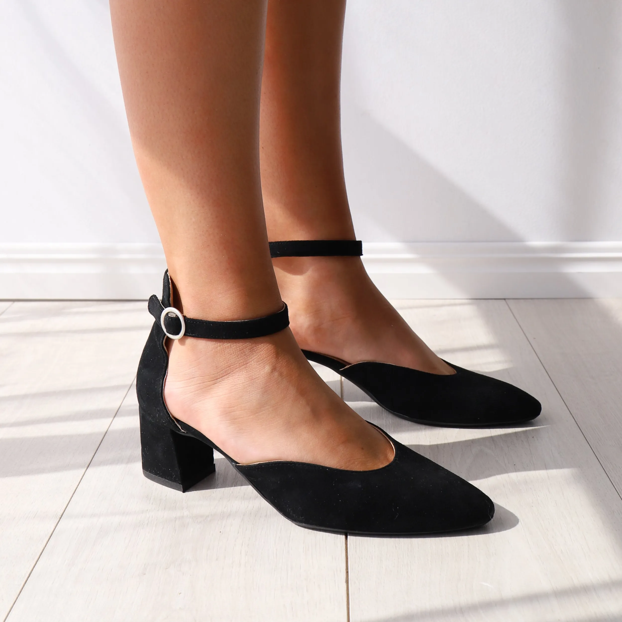 Heels | Court Shoes | ARA 11505 Black Suede