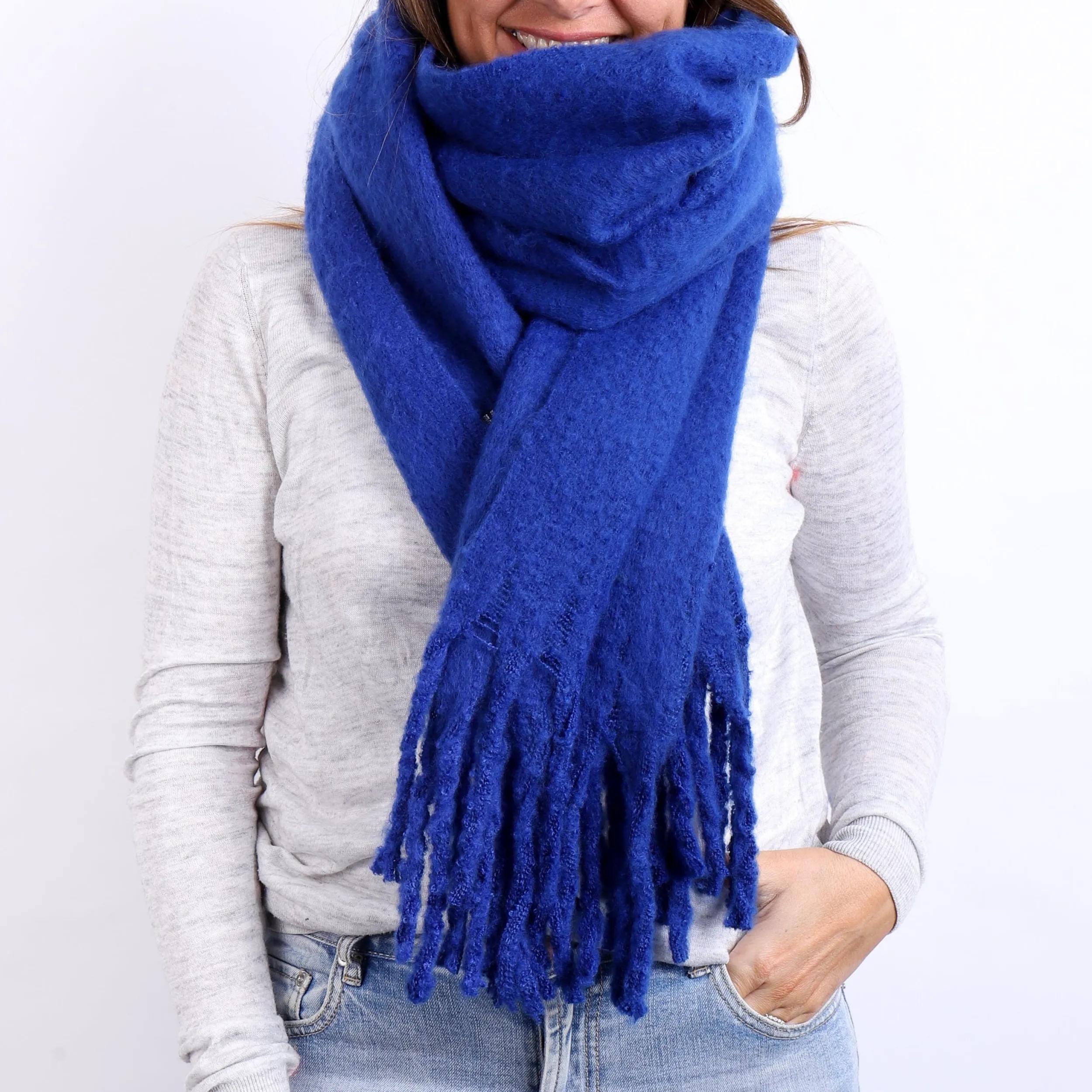 Scarves | LEISURES ACCESSORIES CARISSA Cobalt Blue