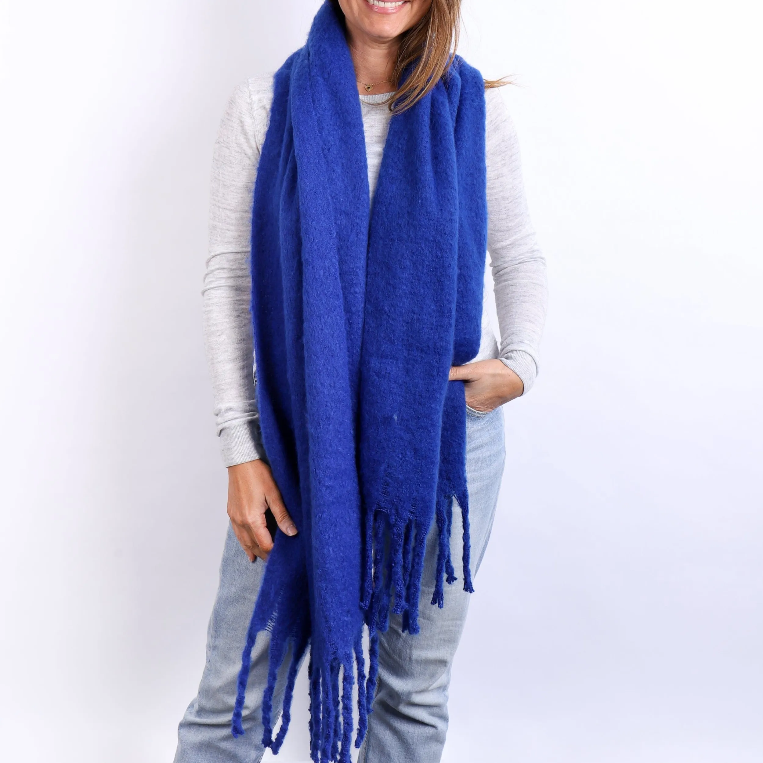 Scarves | LEISURES ACCESSORIES CARISSA Cobalt Blue