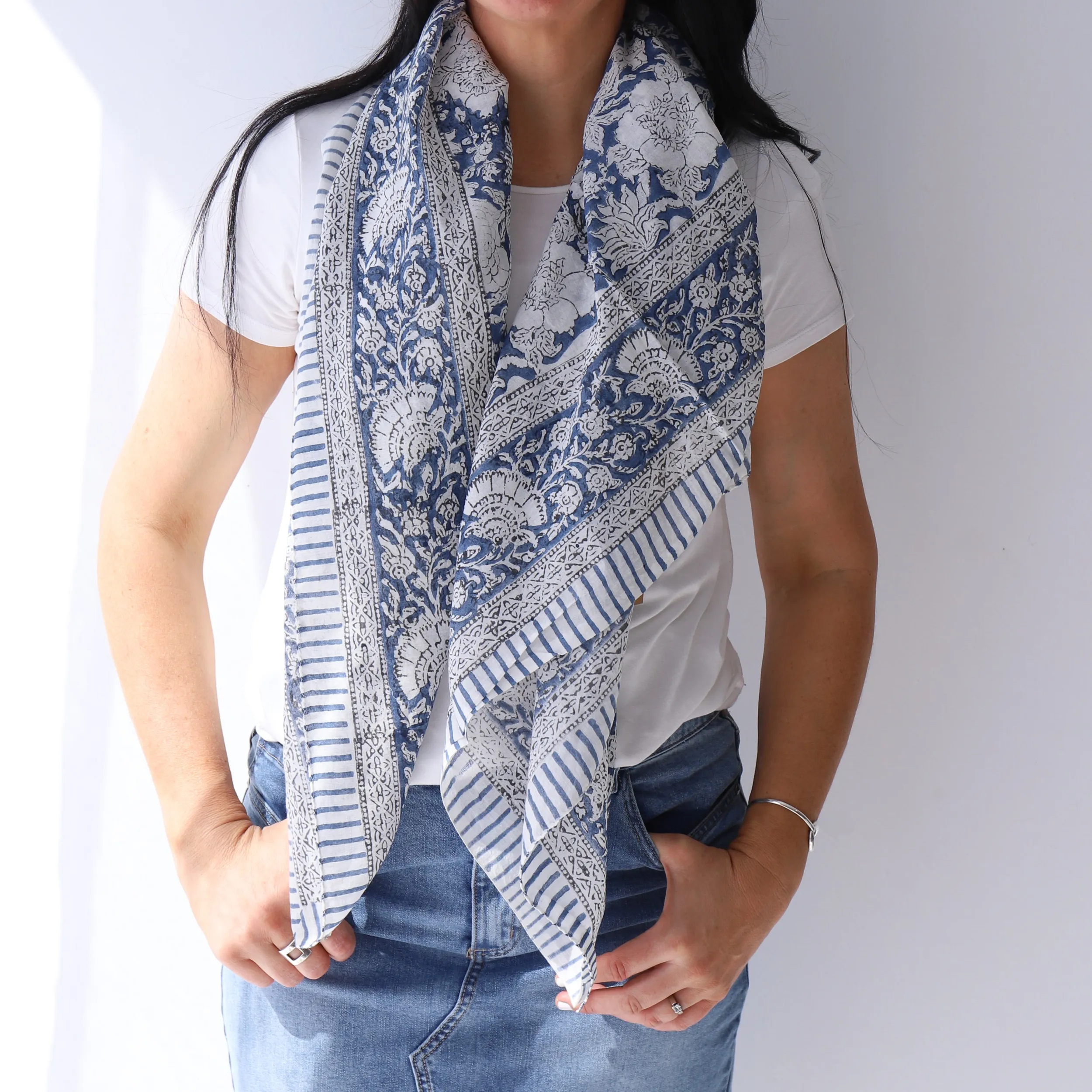 Scarves | LEISURES ACCESSORIES CARL Blue Multi