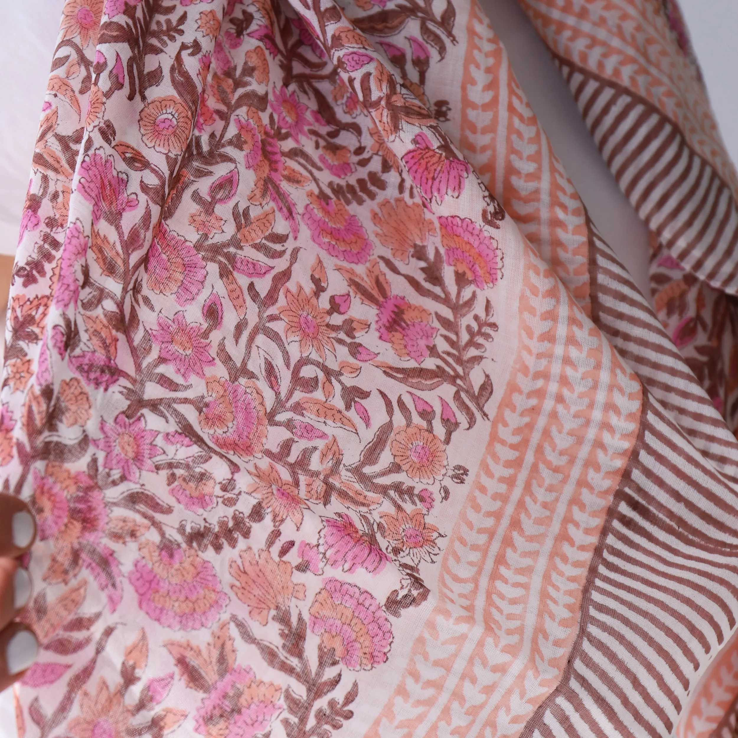 Scarves | LEISURES ACCESSORIES CARL Brown Multi