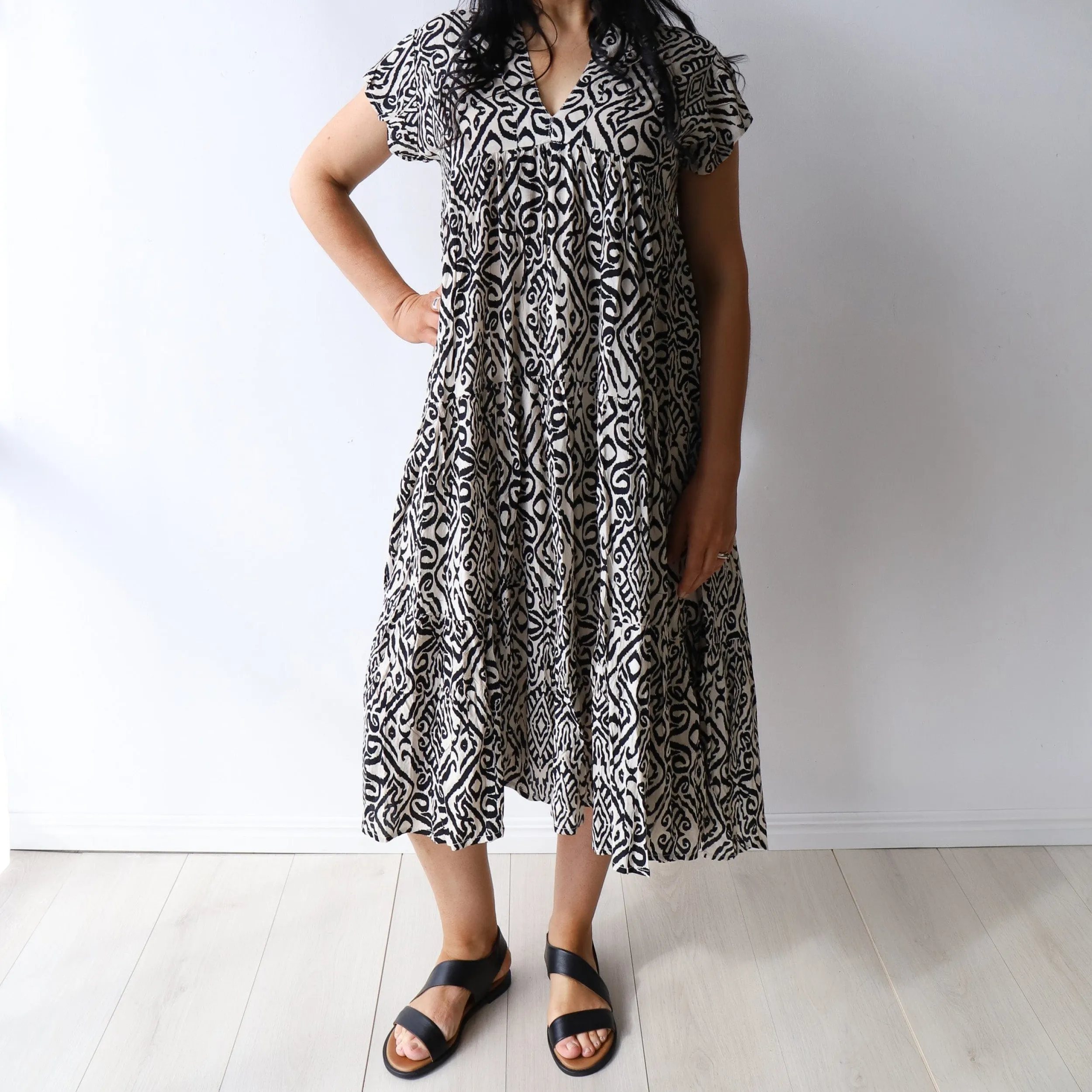 Dresses | LEISURES ACCESSORIES CARTLIN Pattern Black and Beige