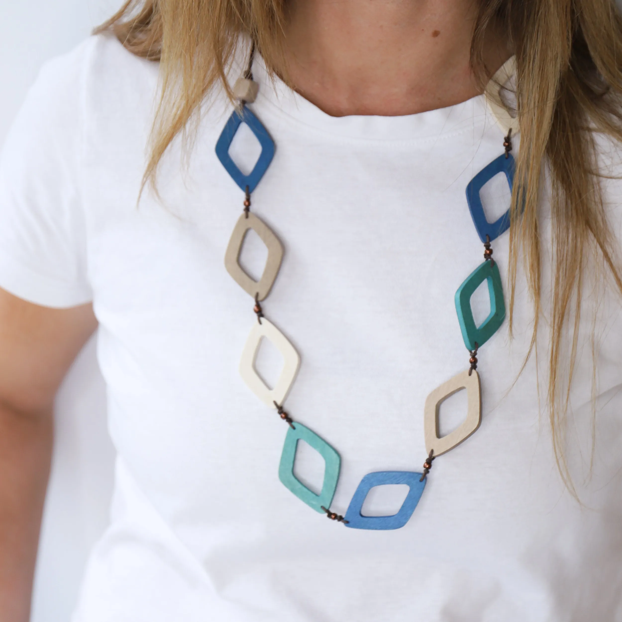 Jewellery | LEISURES ACCESSORIES CHRISTIAN Natural/Turq/Blue Natural/Turquoise/Blue