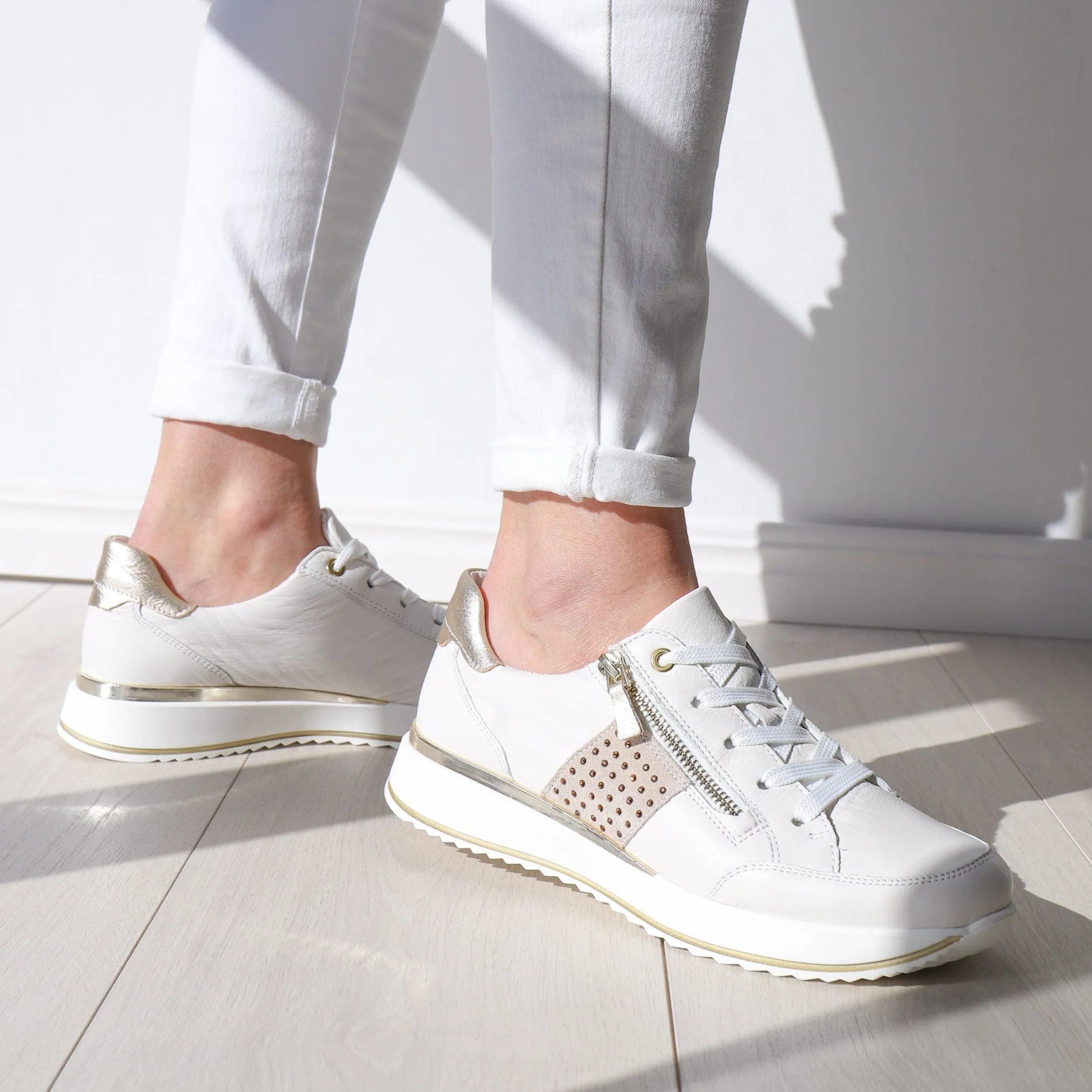 Sneakers | ARA 24901 Cream