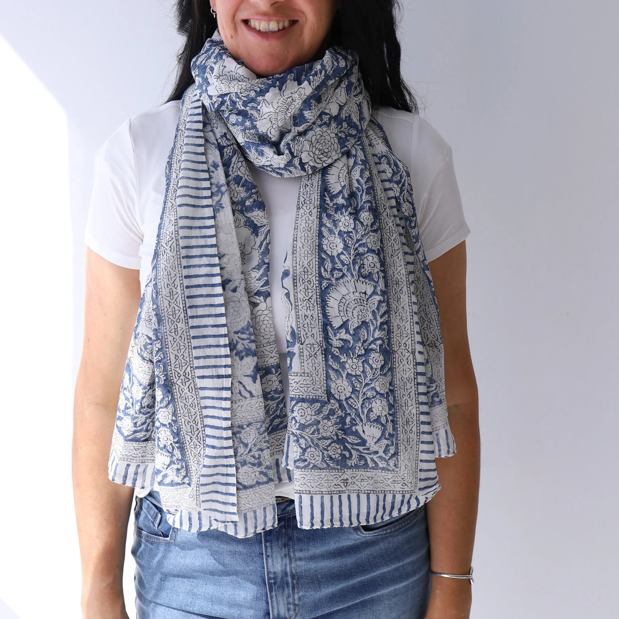 Scarves | LEISURES ACCESSORIES CROSBY Blue Multi