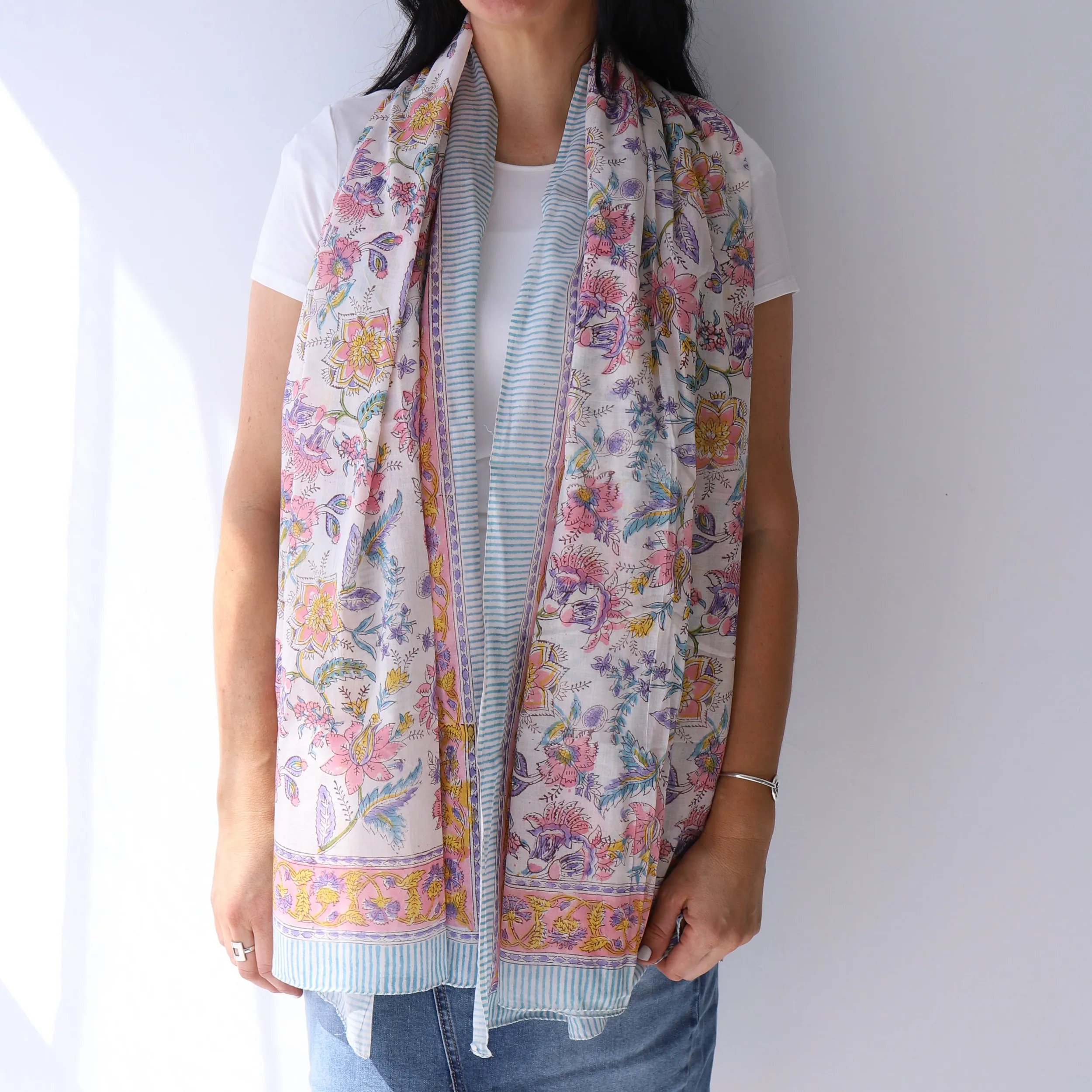 Scarves | LEISURES ACCESSORIES CROSBY Pink Multi