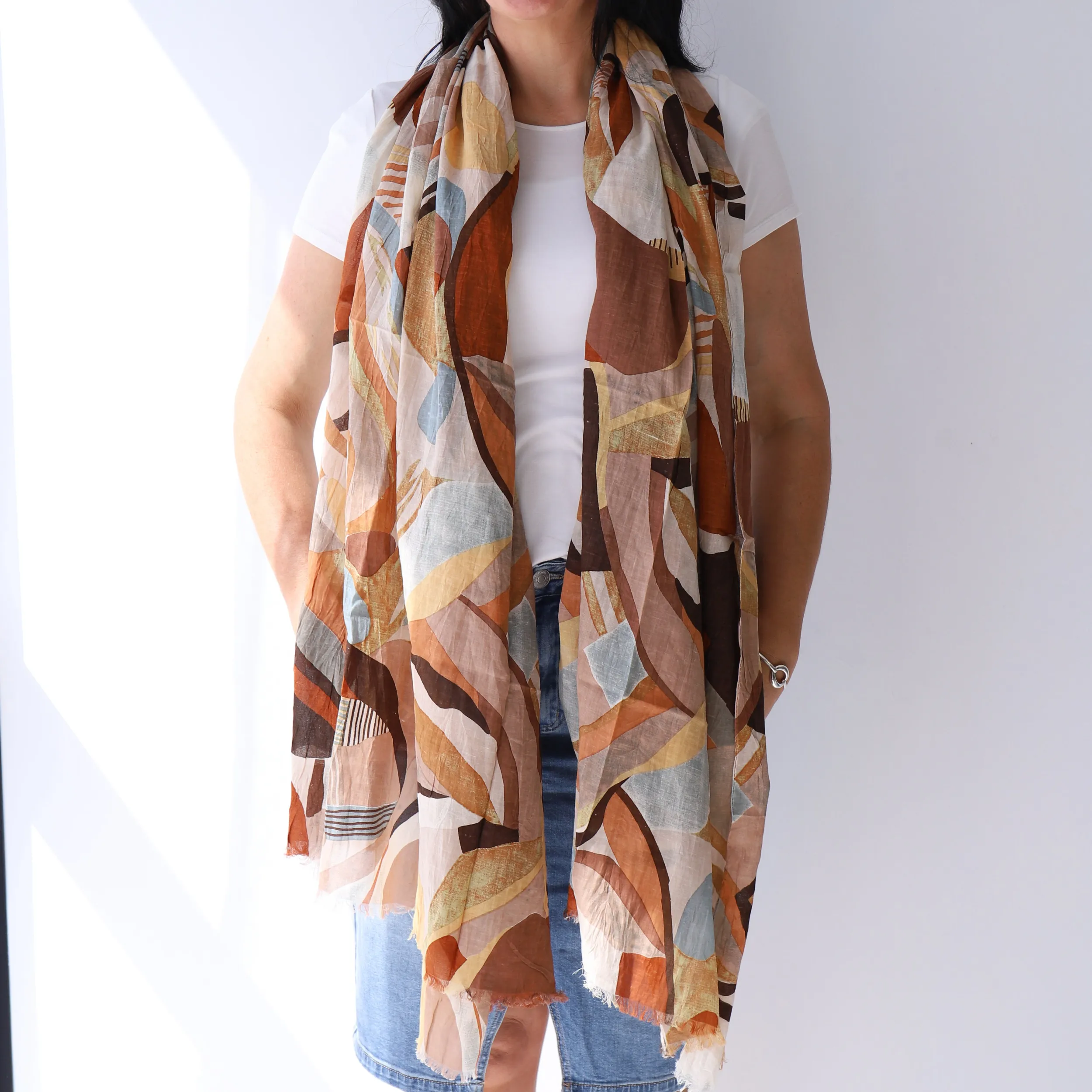 Scarves | LEISURES ACCESSORIES CULLEN Tan Multi