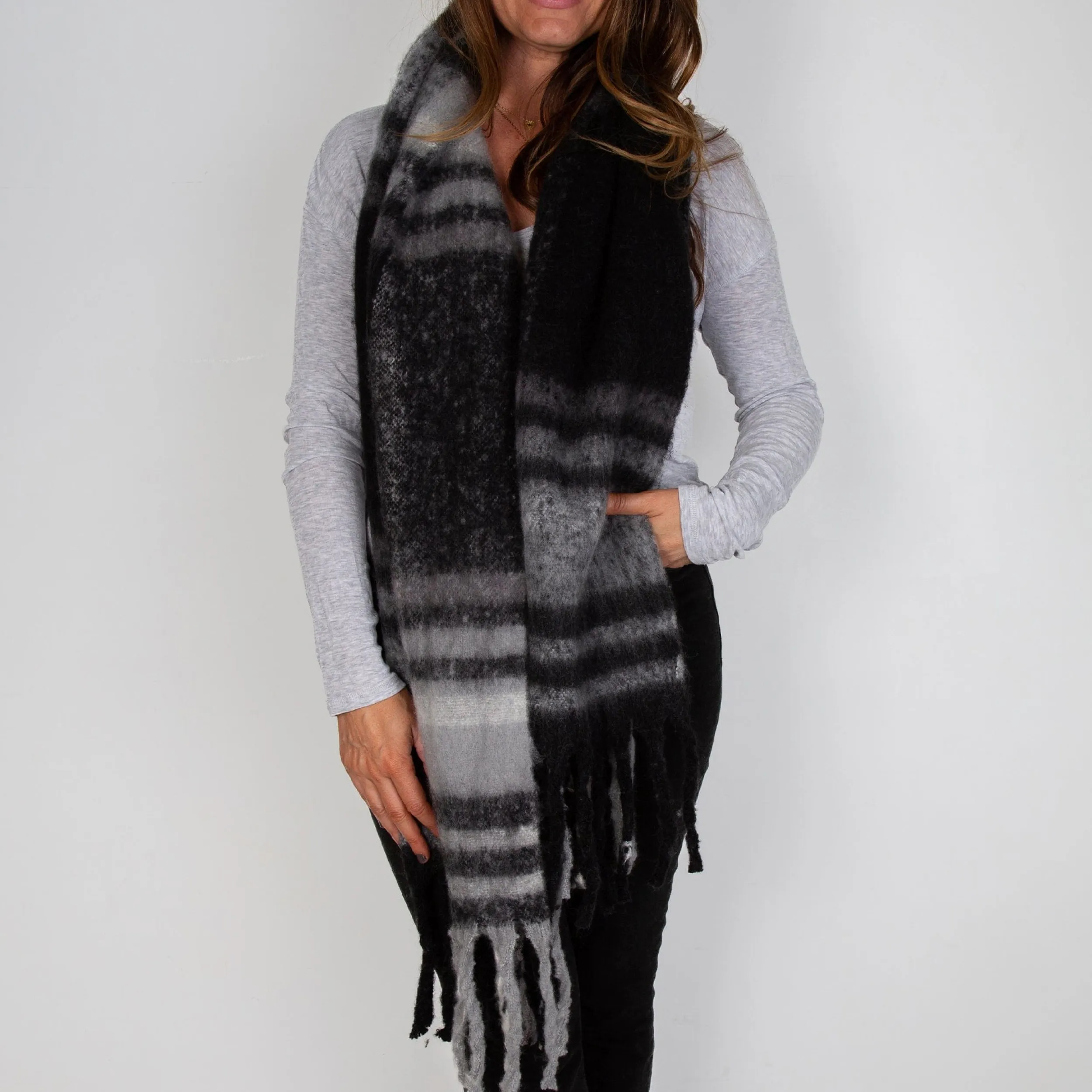 Scarves | LEISURES ACCESSORIES CURTIS Black/Grey