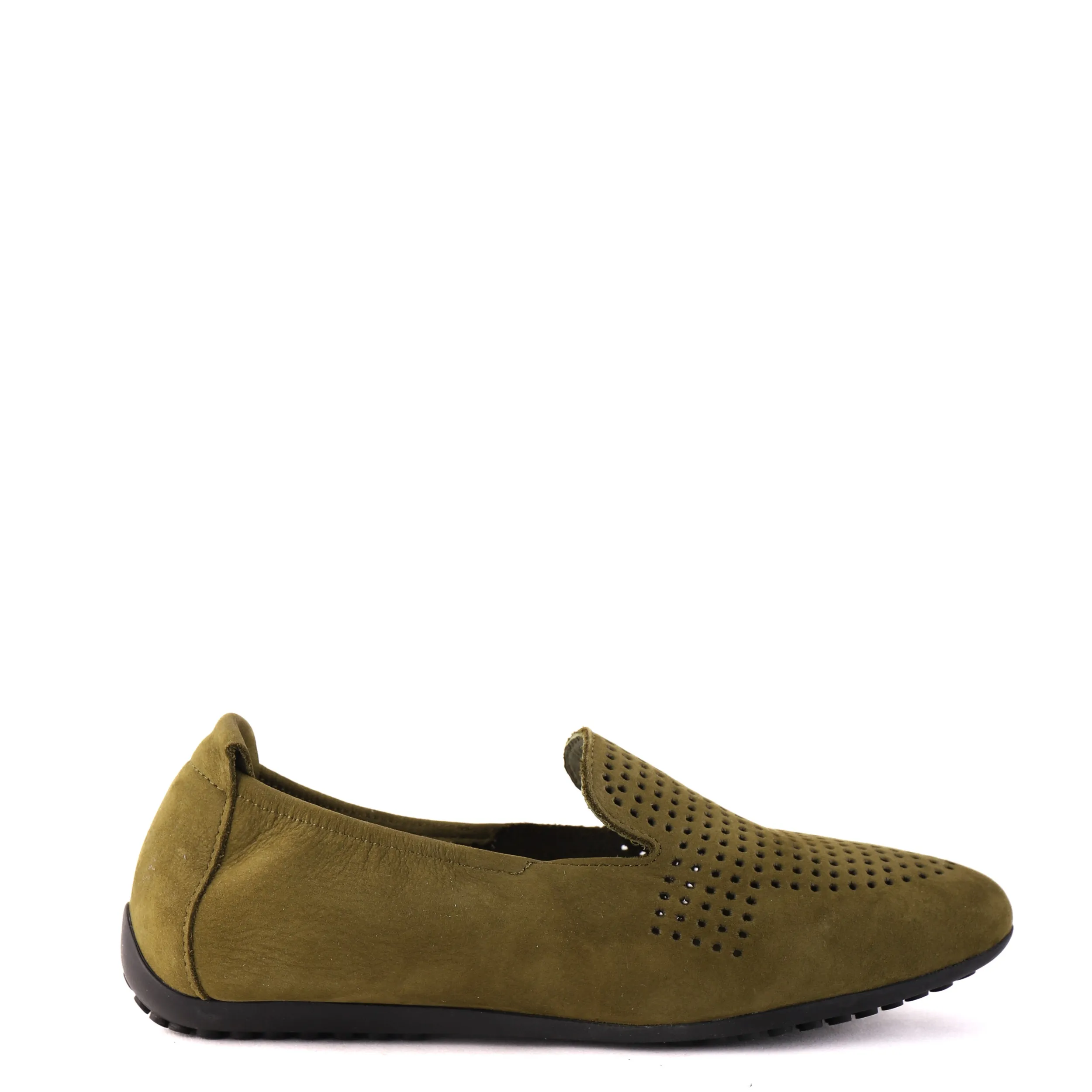 Loafers | ARCHE FANHOO Khaki Nubuck