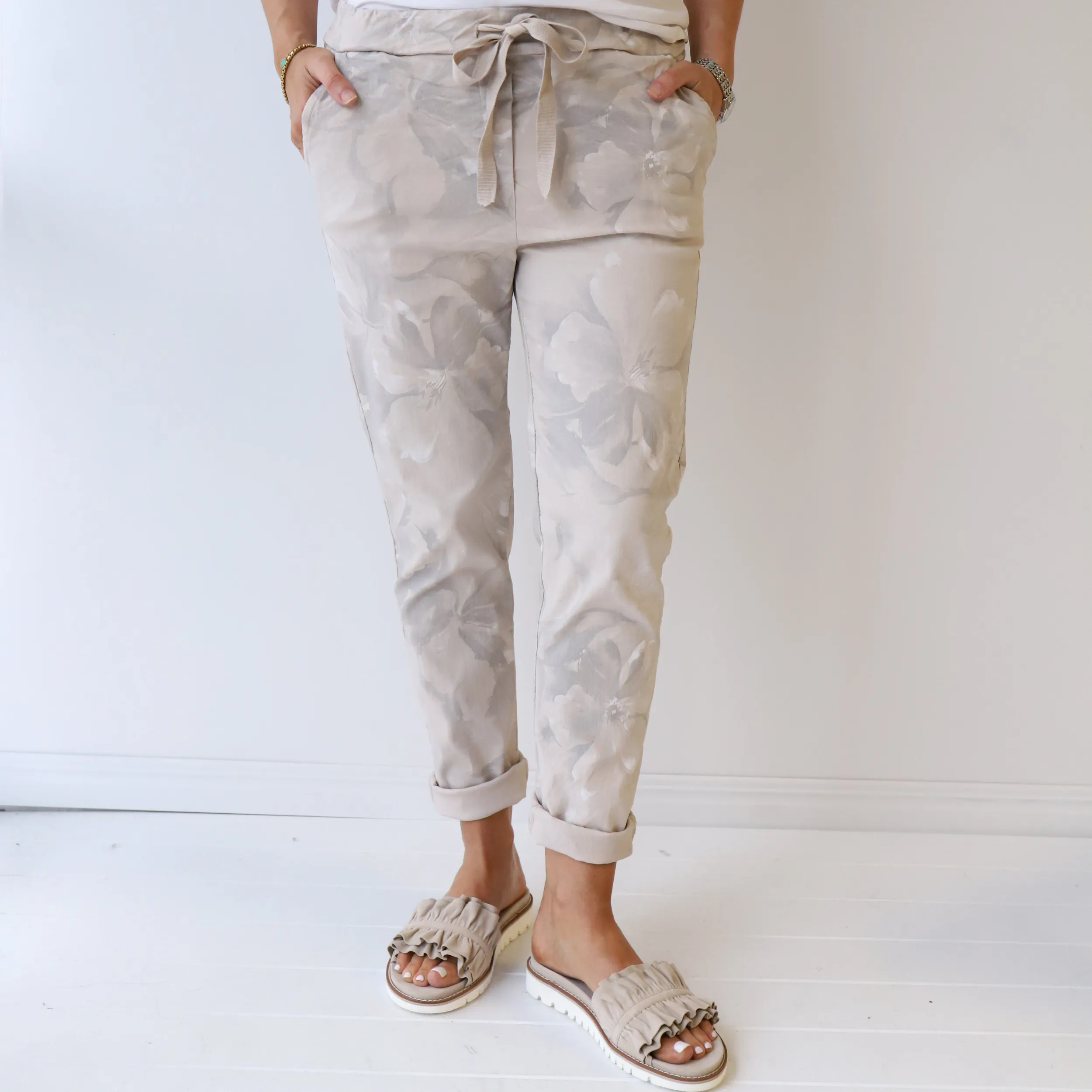 Pants | LEISURES ACCESSORIES FIRE Beige