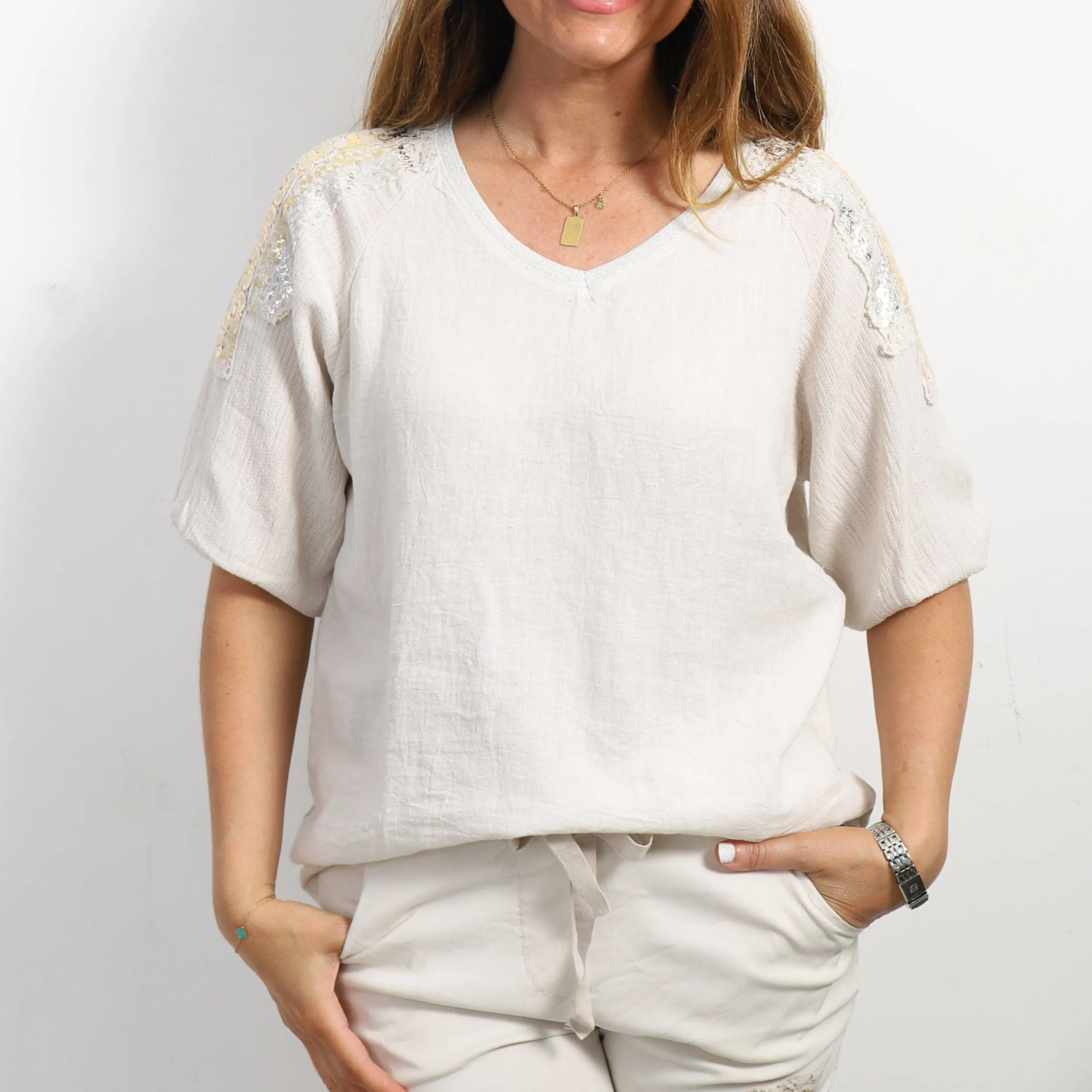 Tops | LEISURES ACCESSORIES FRANCO Sand