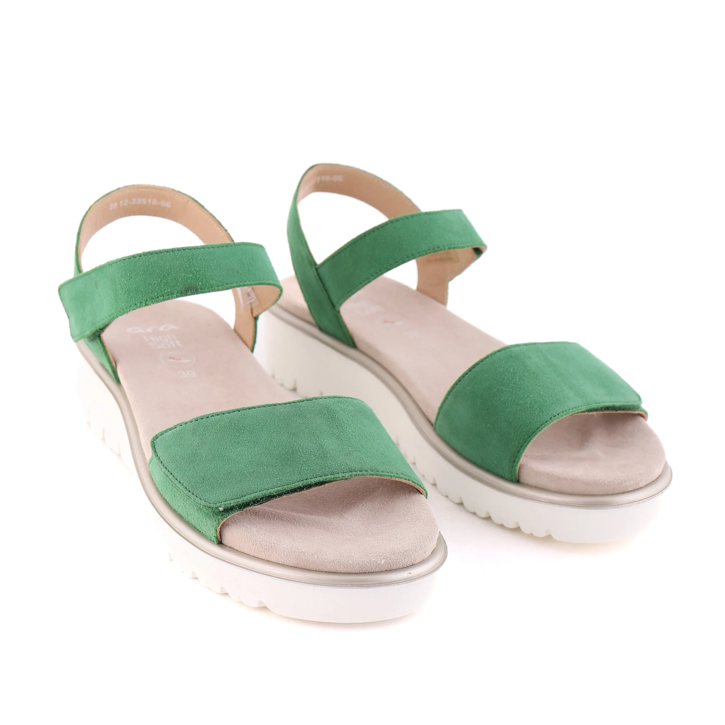 Sandals | ARA 33518 Green Suede