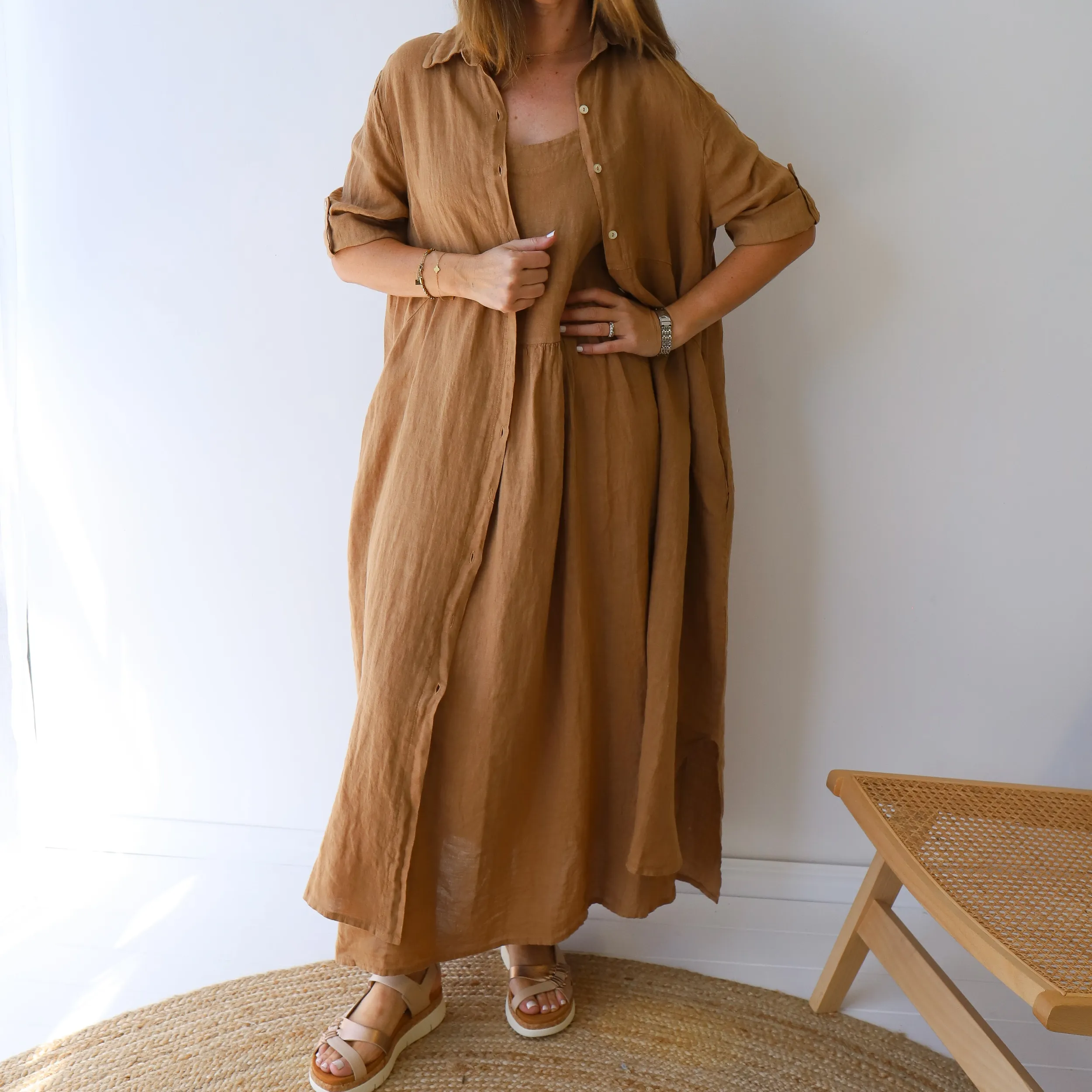 Dresses | LEISURES ACCESSORIES JENSON Tan