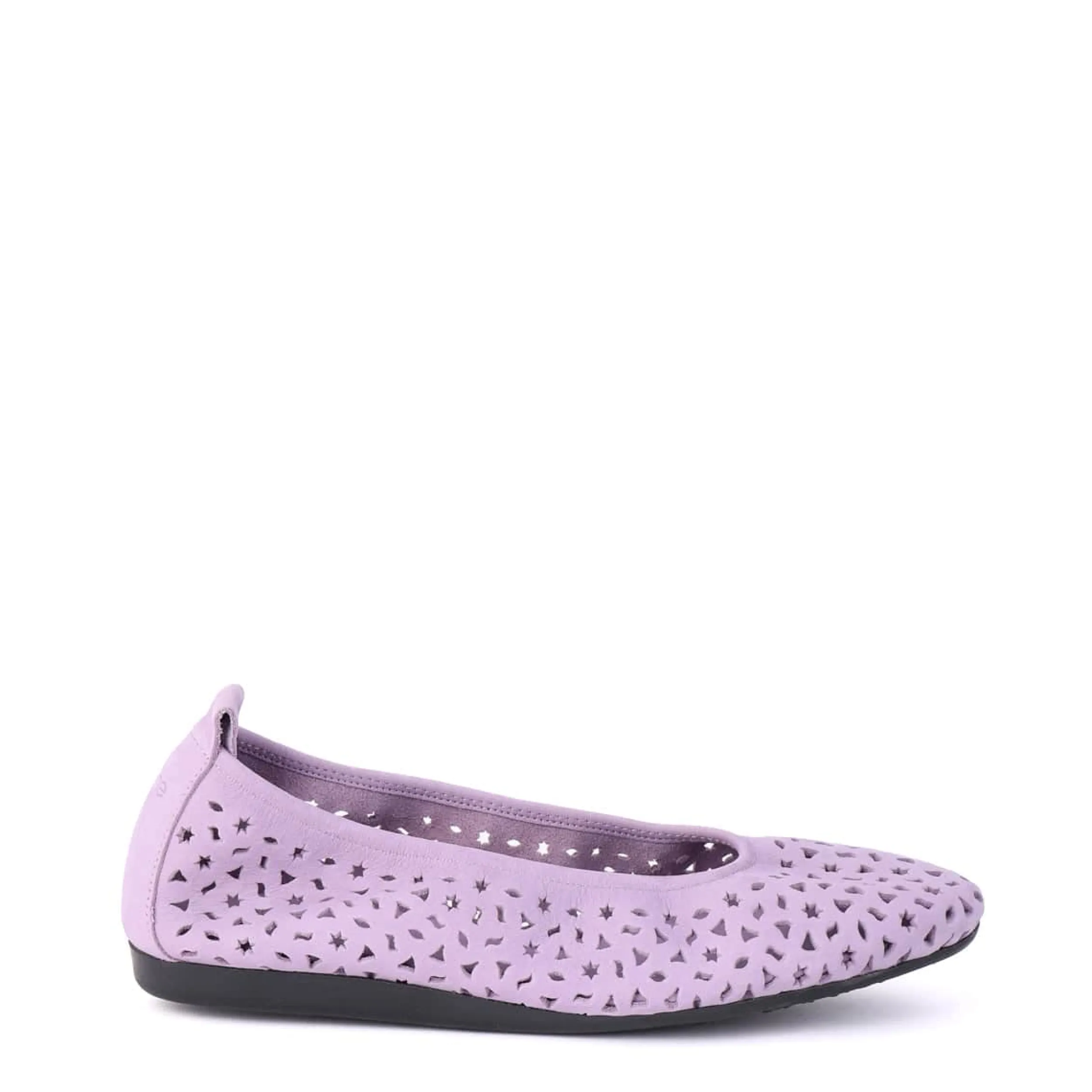 Ballet Flats | ARCHE LILY Lilac Nubuck