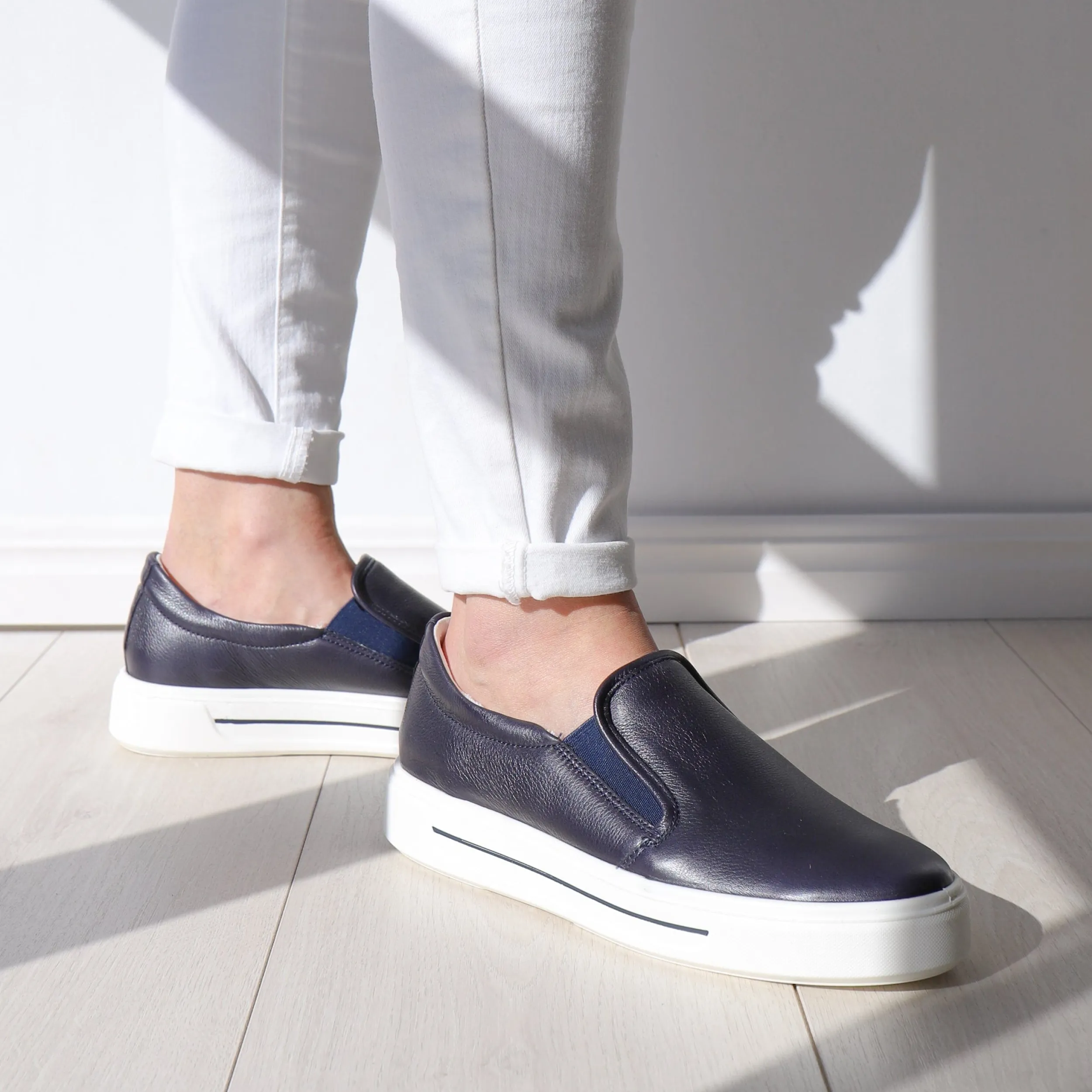 Loafers | Slip On Sneakers | ARA 27408 Navy