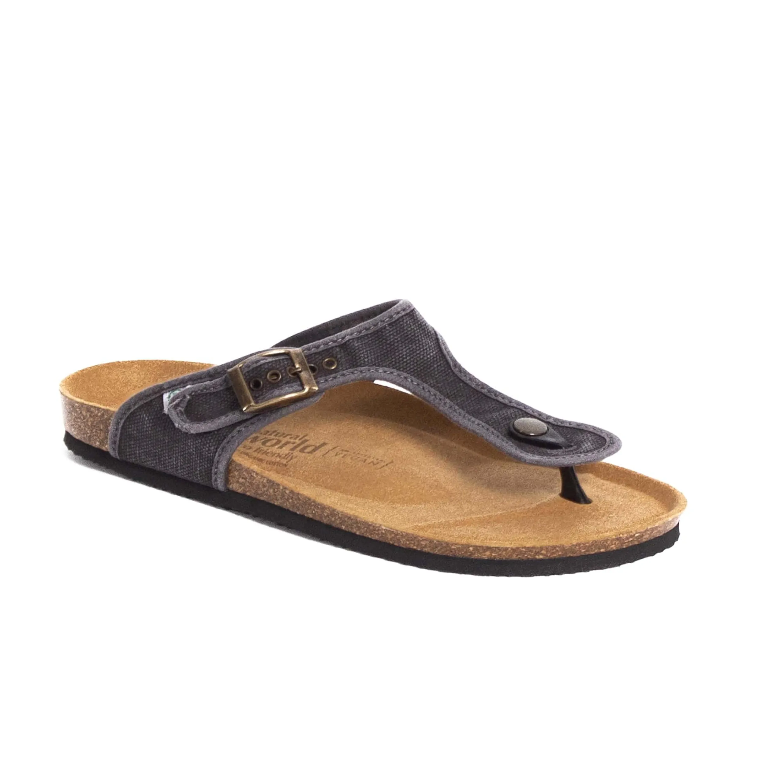 Sandals | Vegan | NATURAL WORLD NOUMEA Charcoal