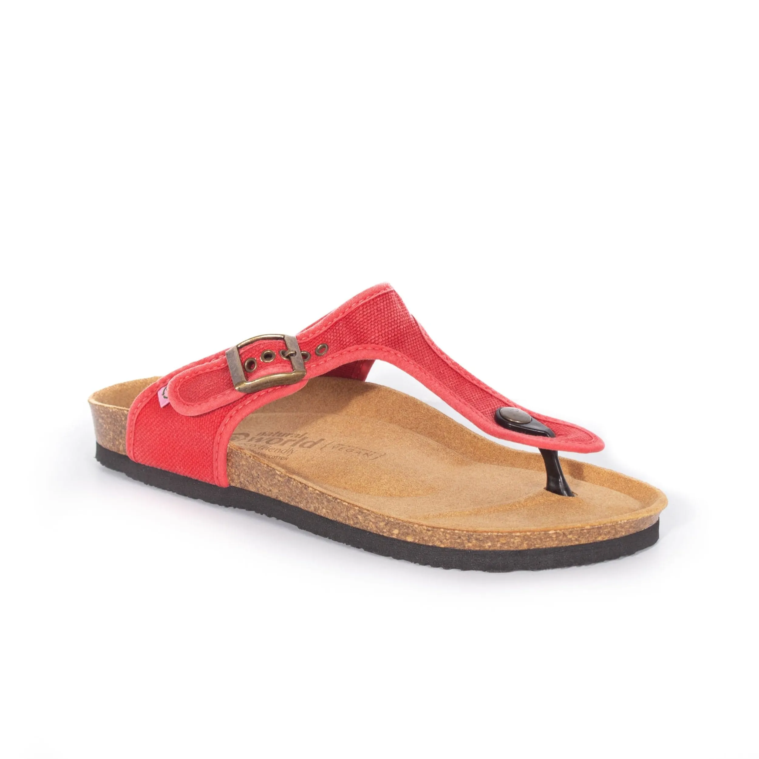 Sandals | Vegan | NATURAL WORLD NOUMEA Red