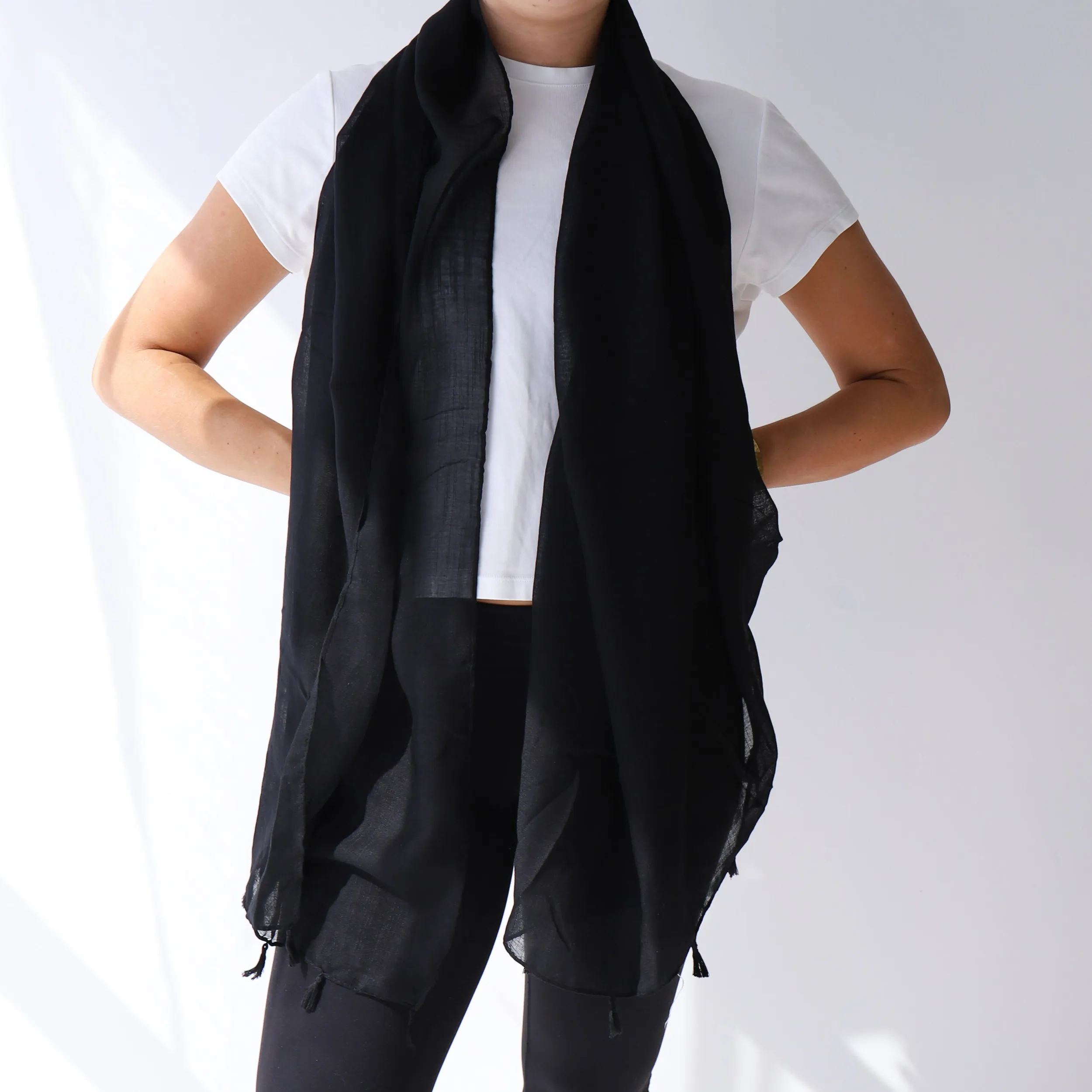 Scarves | LEISURES ACCESSORIES PARKE Black