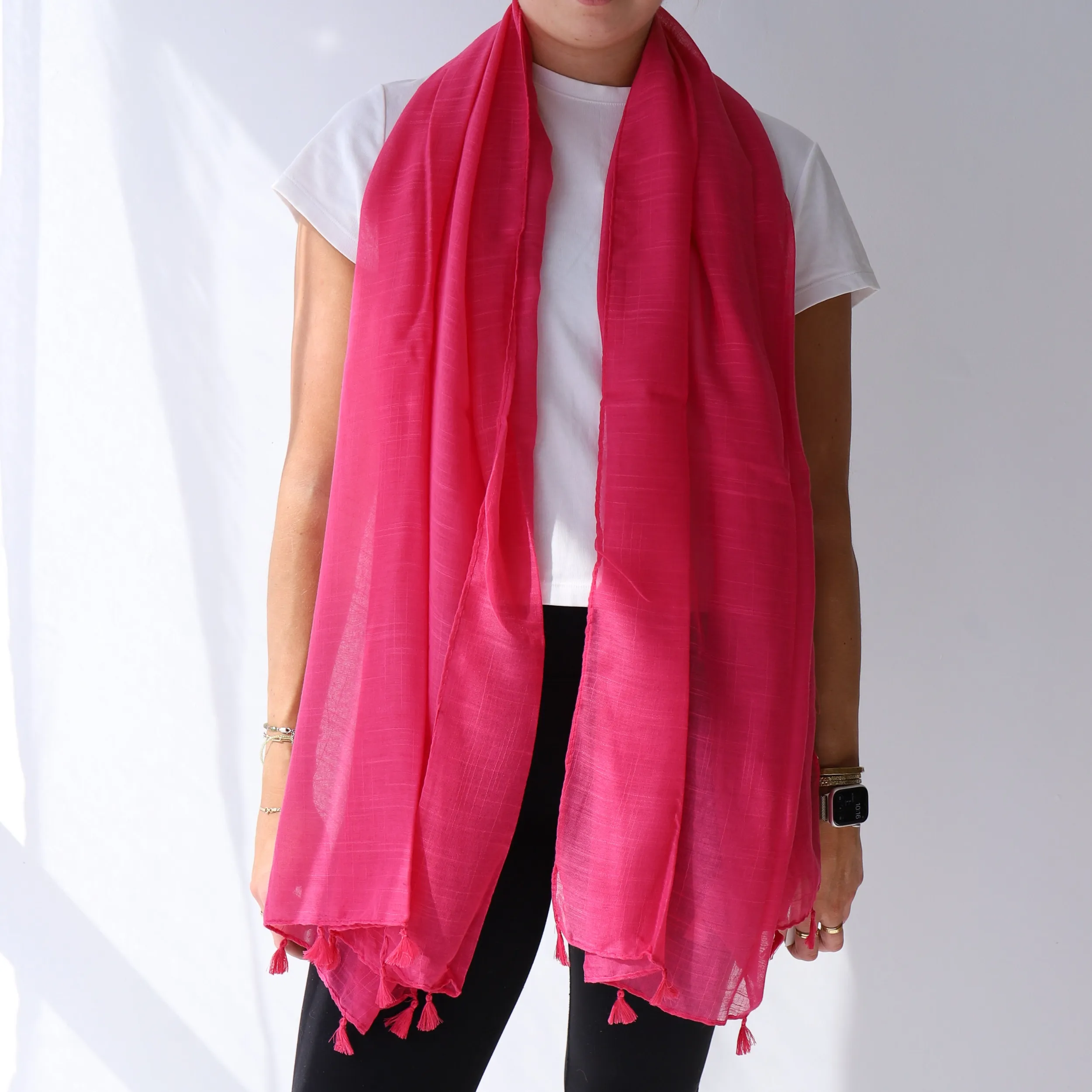 Scarves | LEISURES ACCESSORIES PARKE Fuchsia