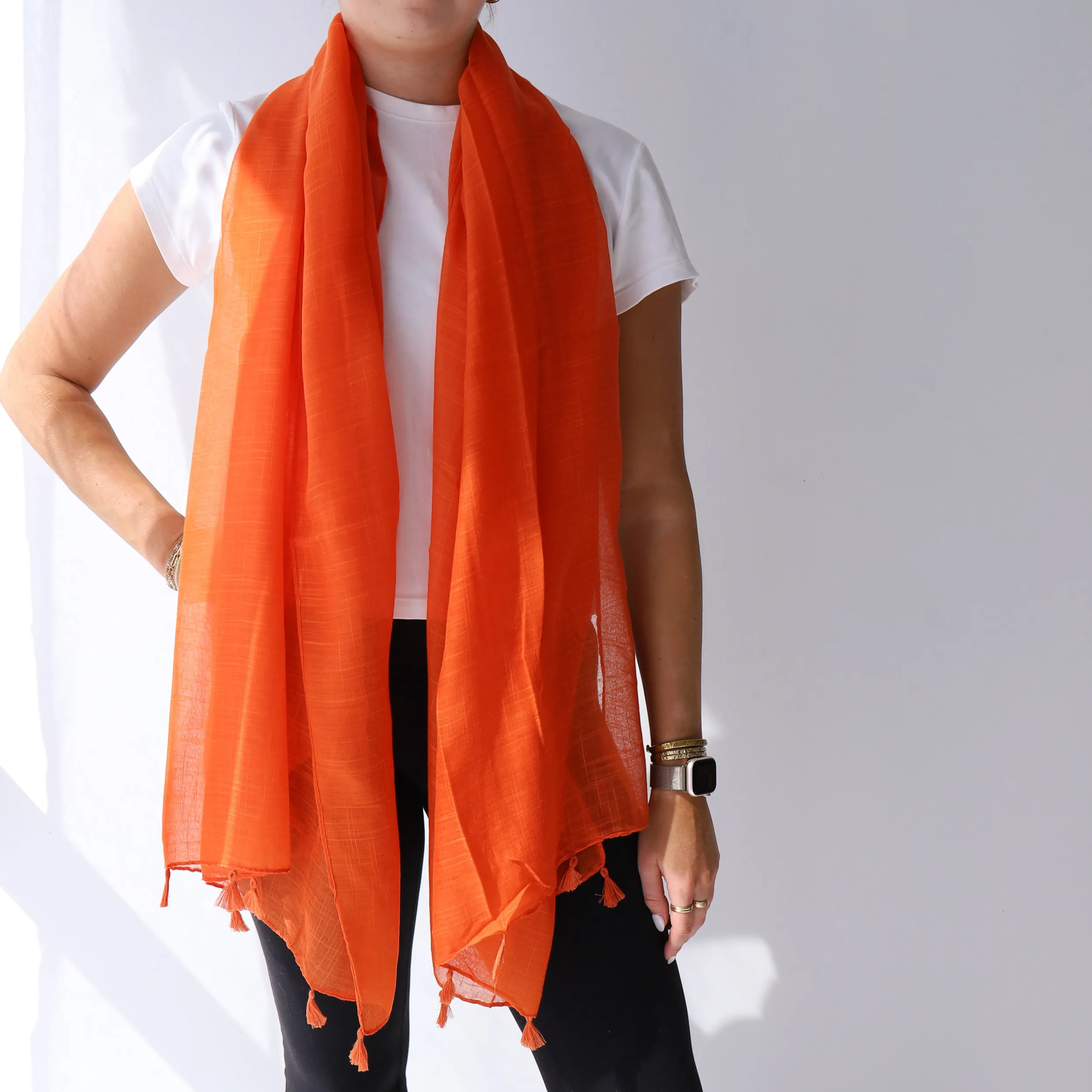 Scarves | LEISURES ACCESSORIES PARKE Orange