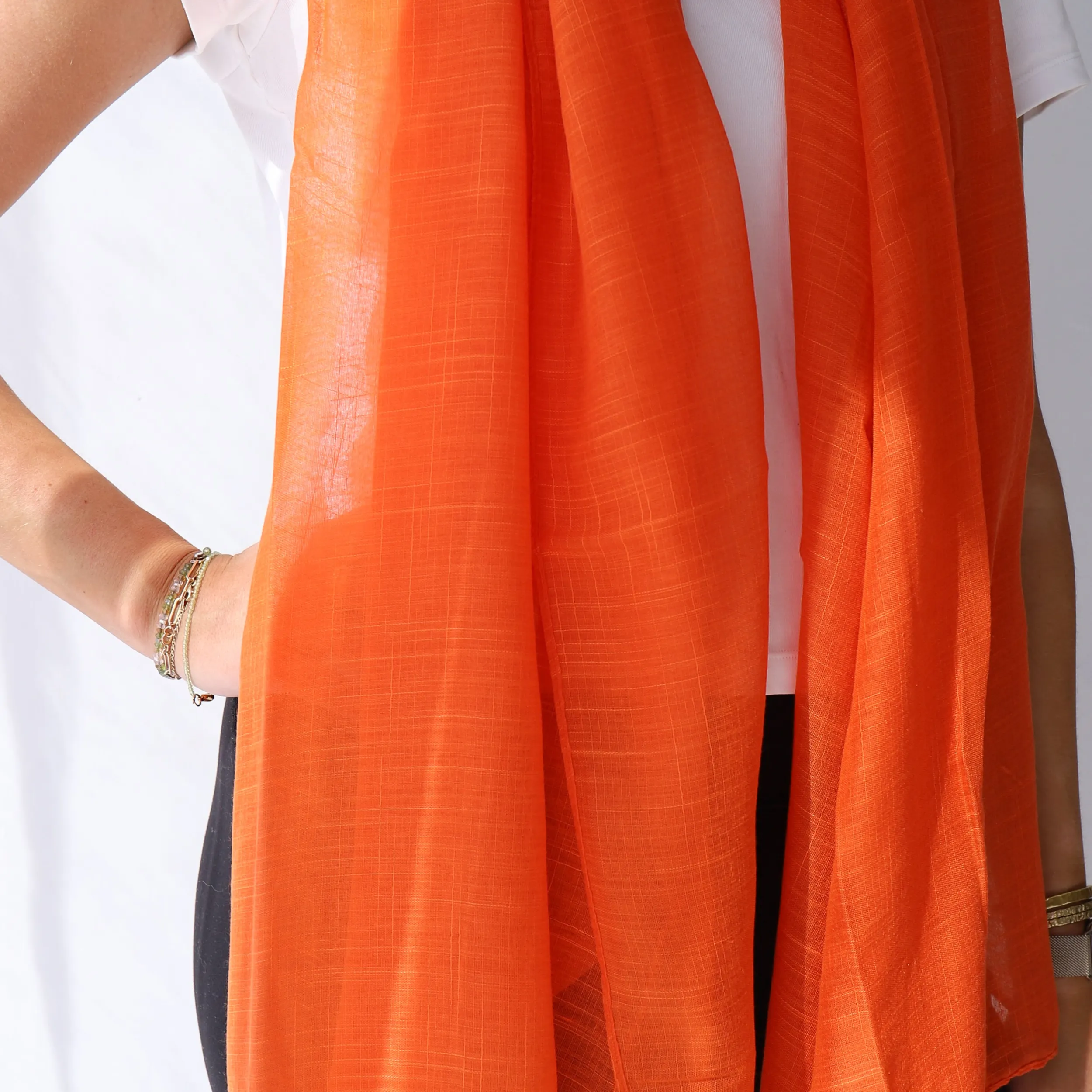 Scarves | LEISURES ACCESSORIES PARKE Orange