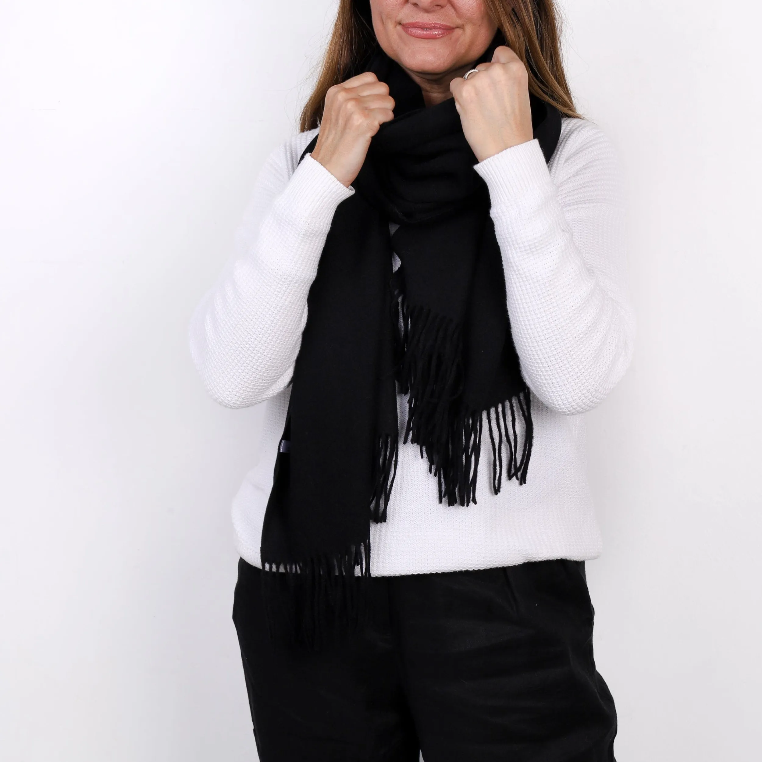 Scarves | LEISURES ACCESSORIES PATRIA Black