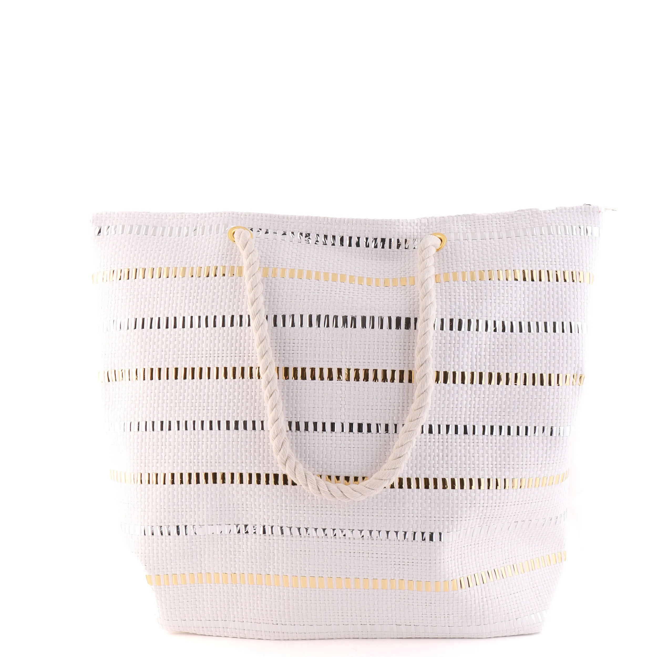 Bags | LEISURES ACCESSORIES PAVLINA White And Metallic