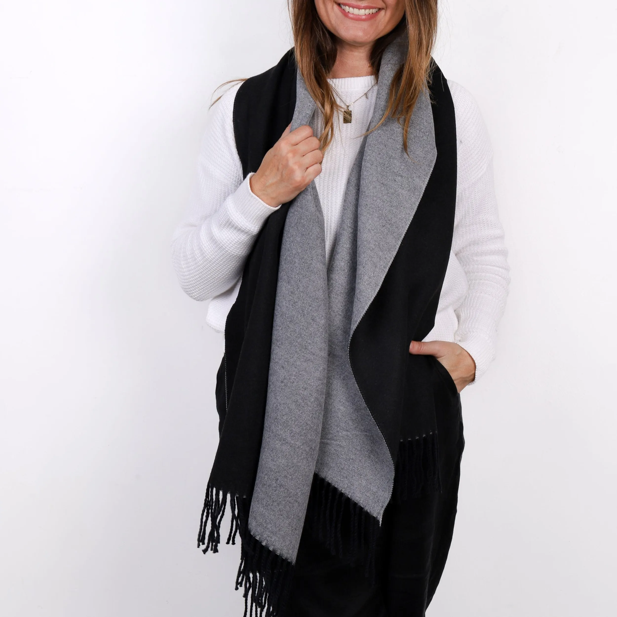 Scarves | LEISURES ACCESSORIES PRYCE Black