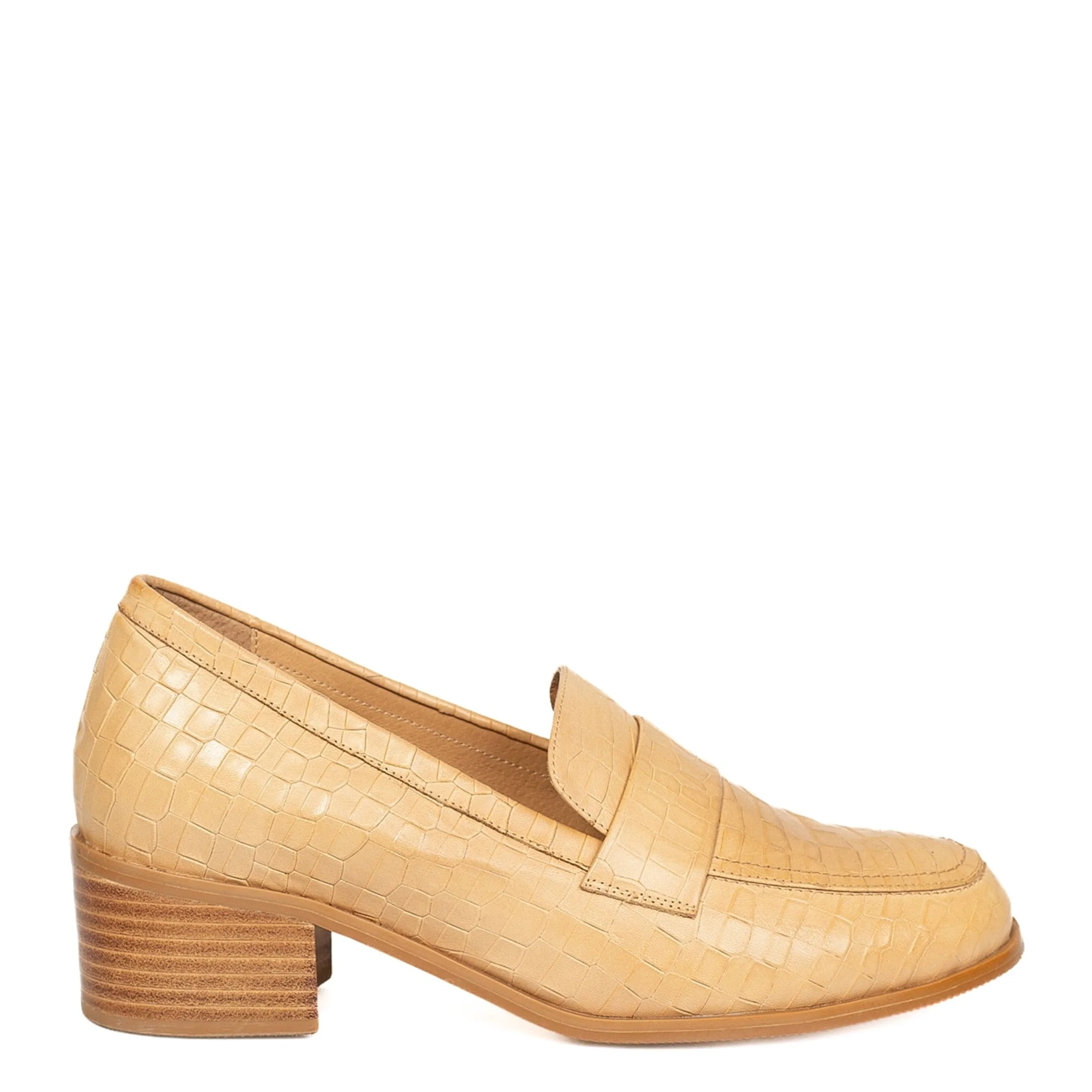 Loafers | LEISURES RAVI Tan Croc