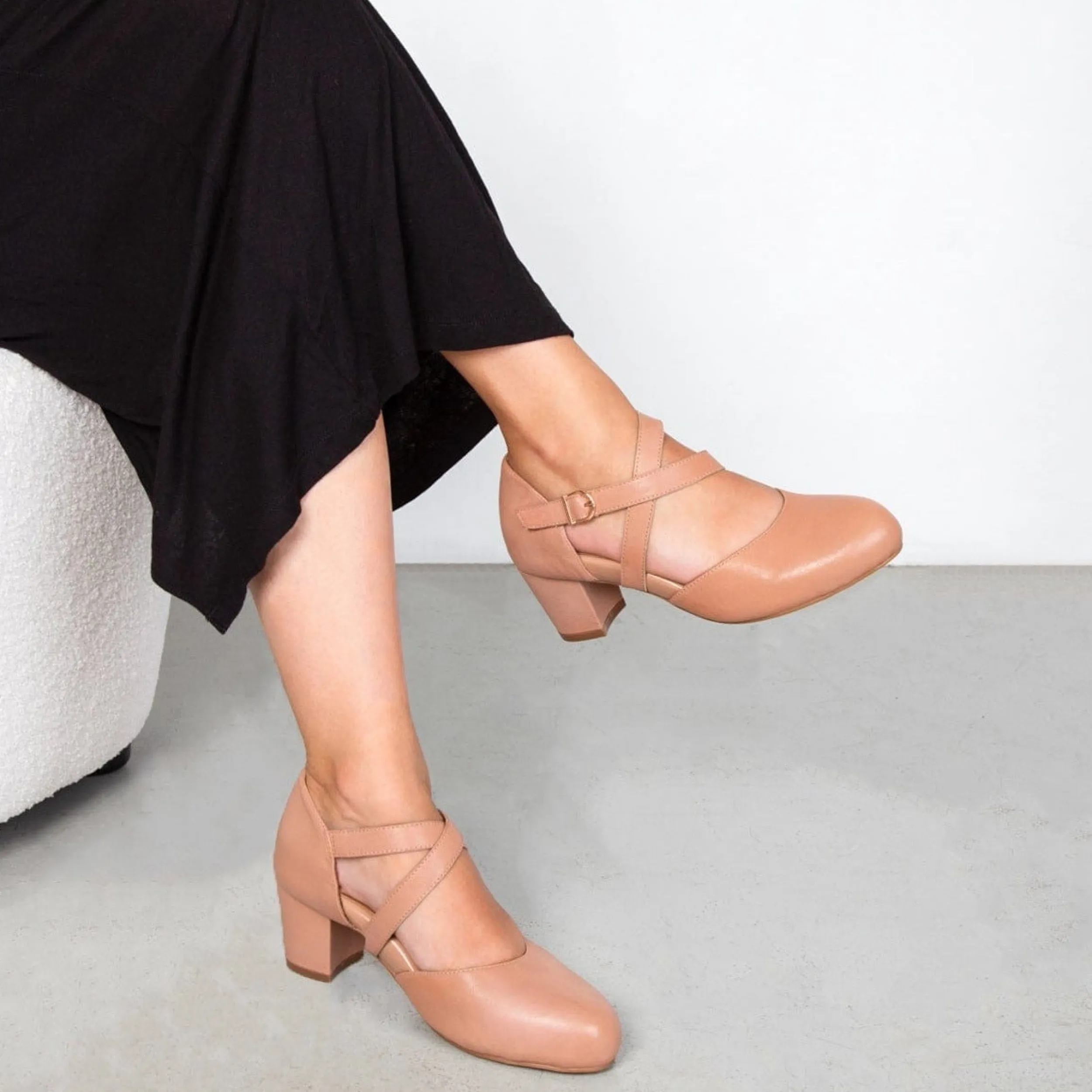 Heels | Court Shoes | LEISURES REBECCA Deep Blush