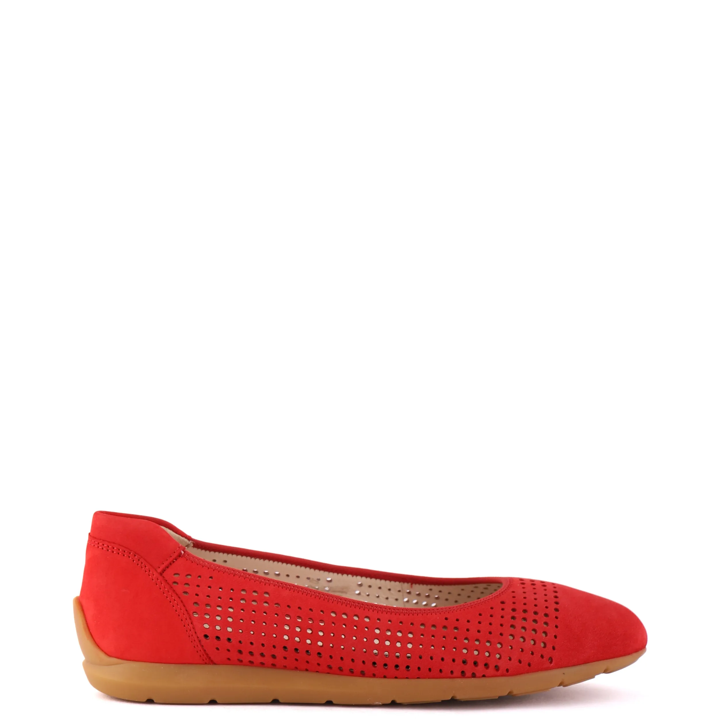 Ballet Flats | ARA 13308 Red Nubuck