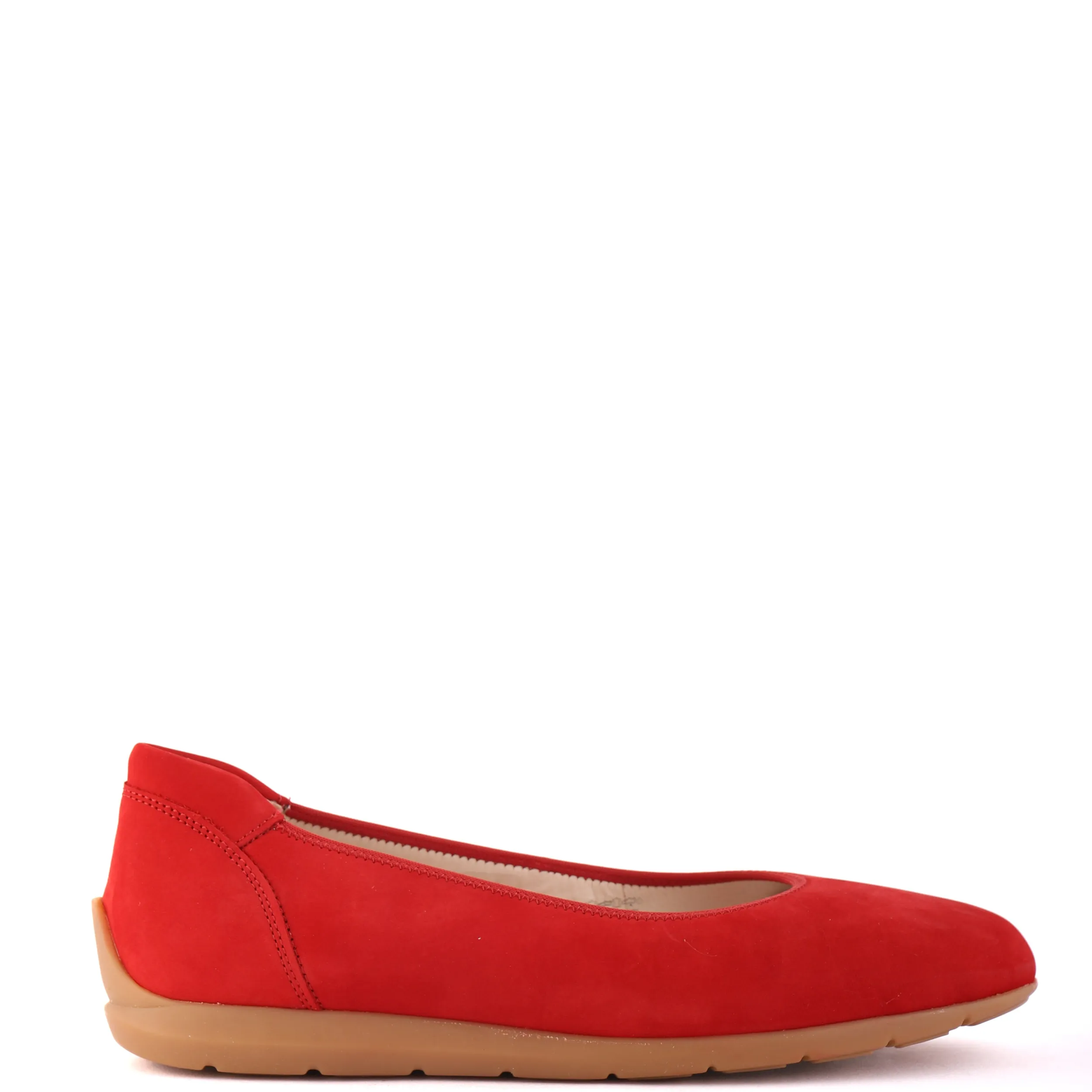 Ballet Flats | ARA 13302 Red Suede