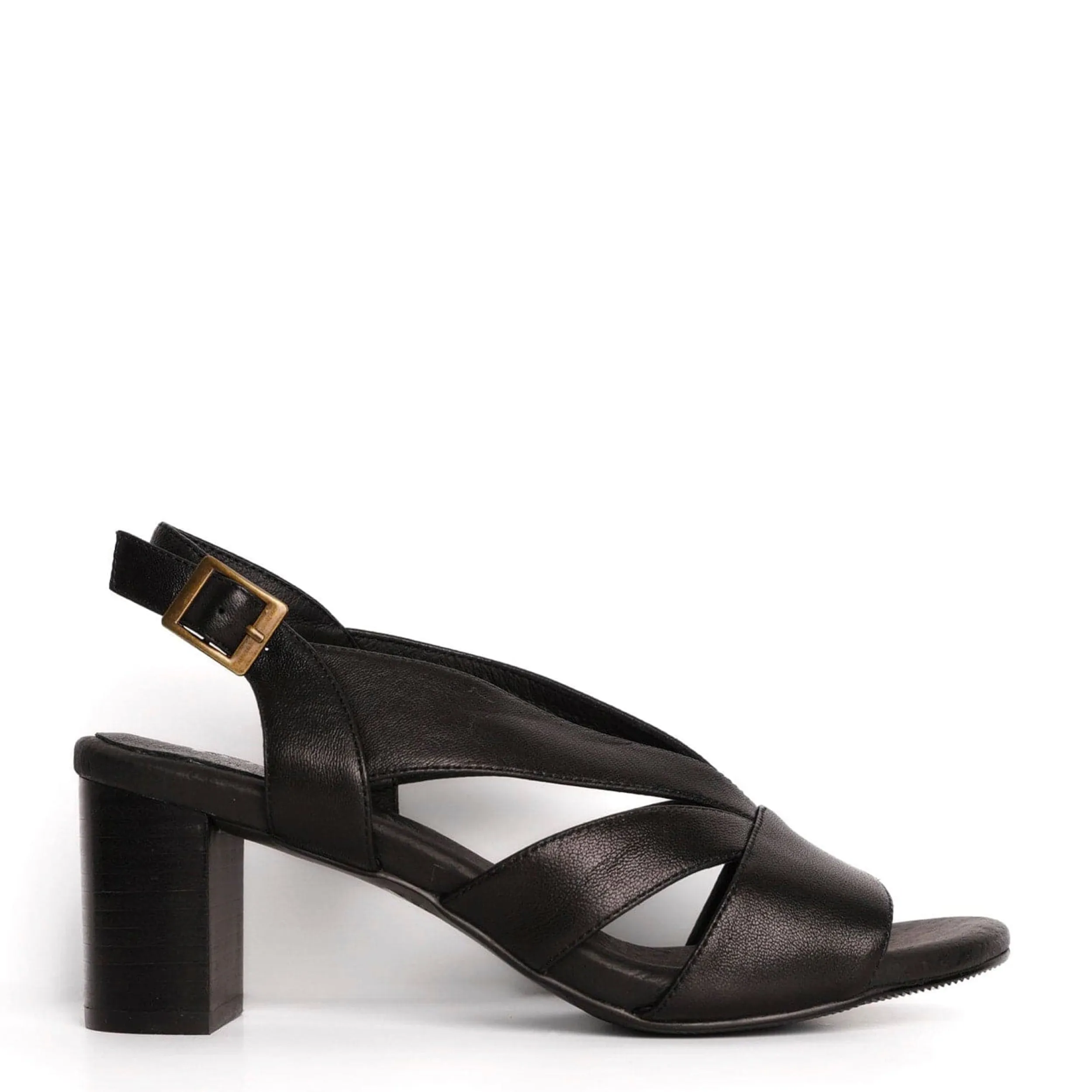 Heels | Sandals | LEISURES REGGIE Black