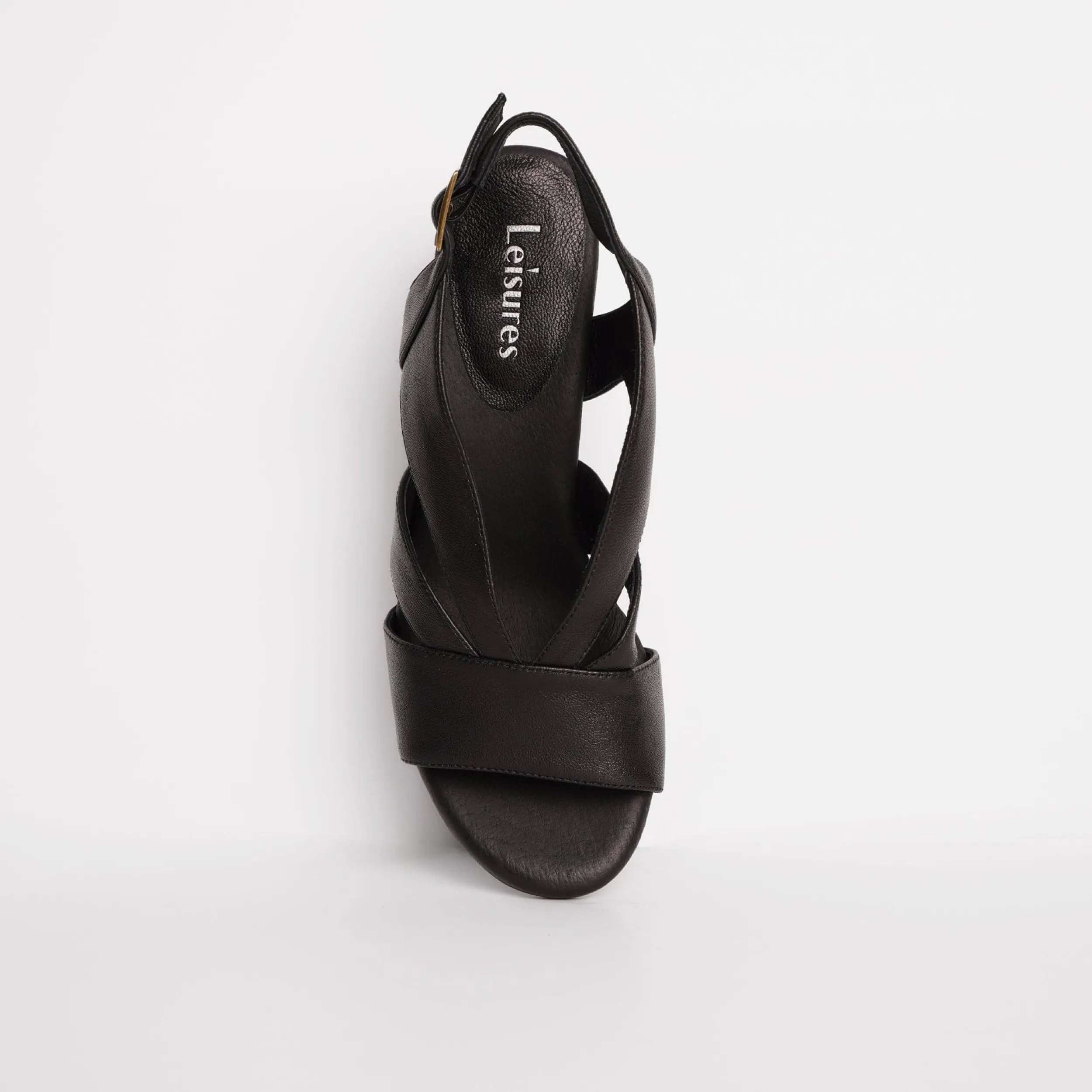 Heels | Sandals | LEISURES REGGIE Black