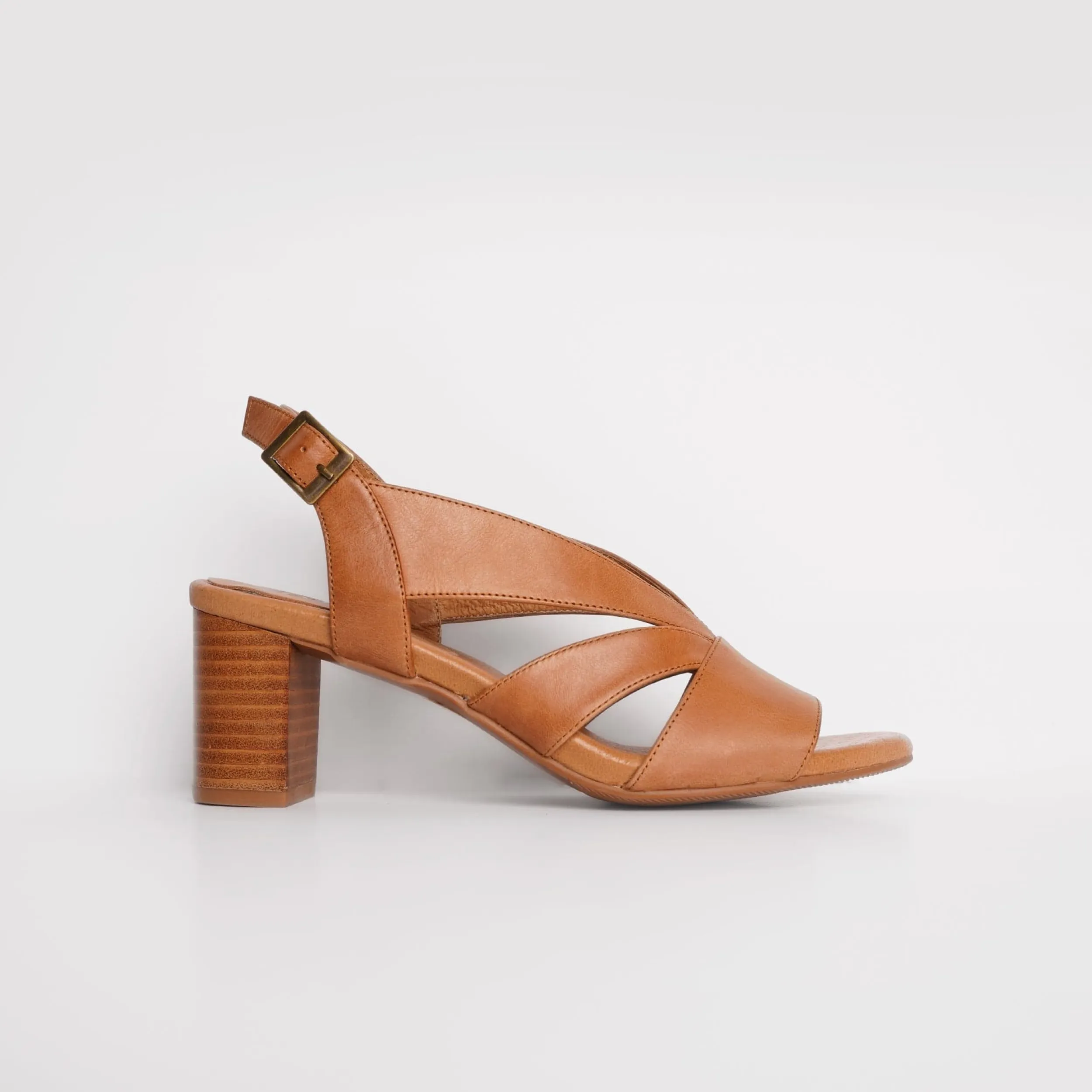 Heels | Sandals | LEISURES REGGIE Tan