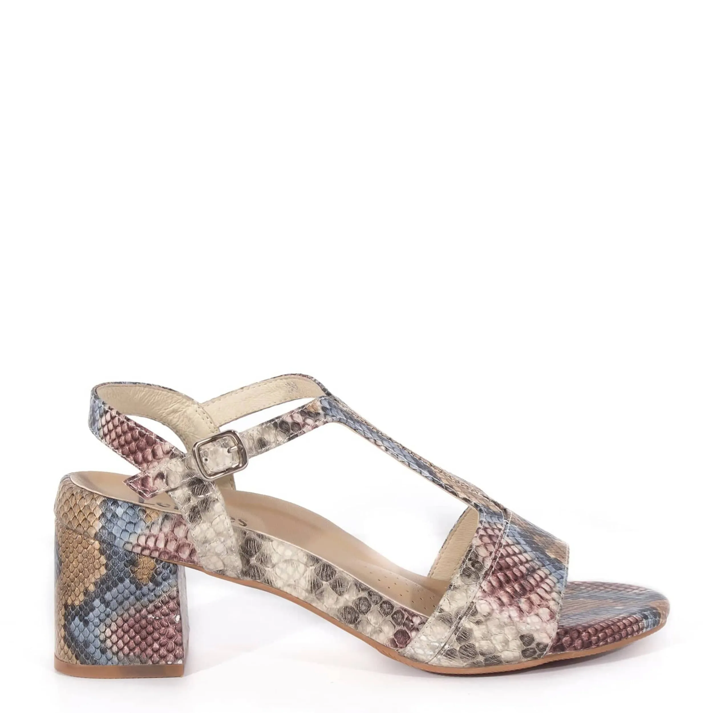 Heels | Sandals | LEISURES REID Blush Snake Multi