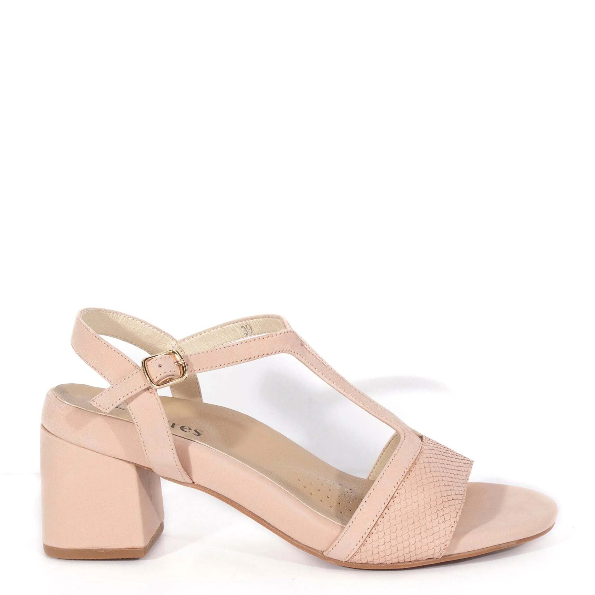 Heels | Sandals | LEISURES REID Nude Snake