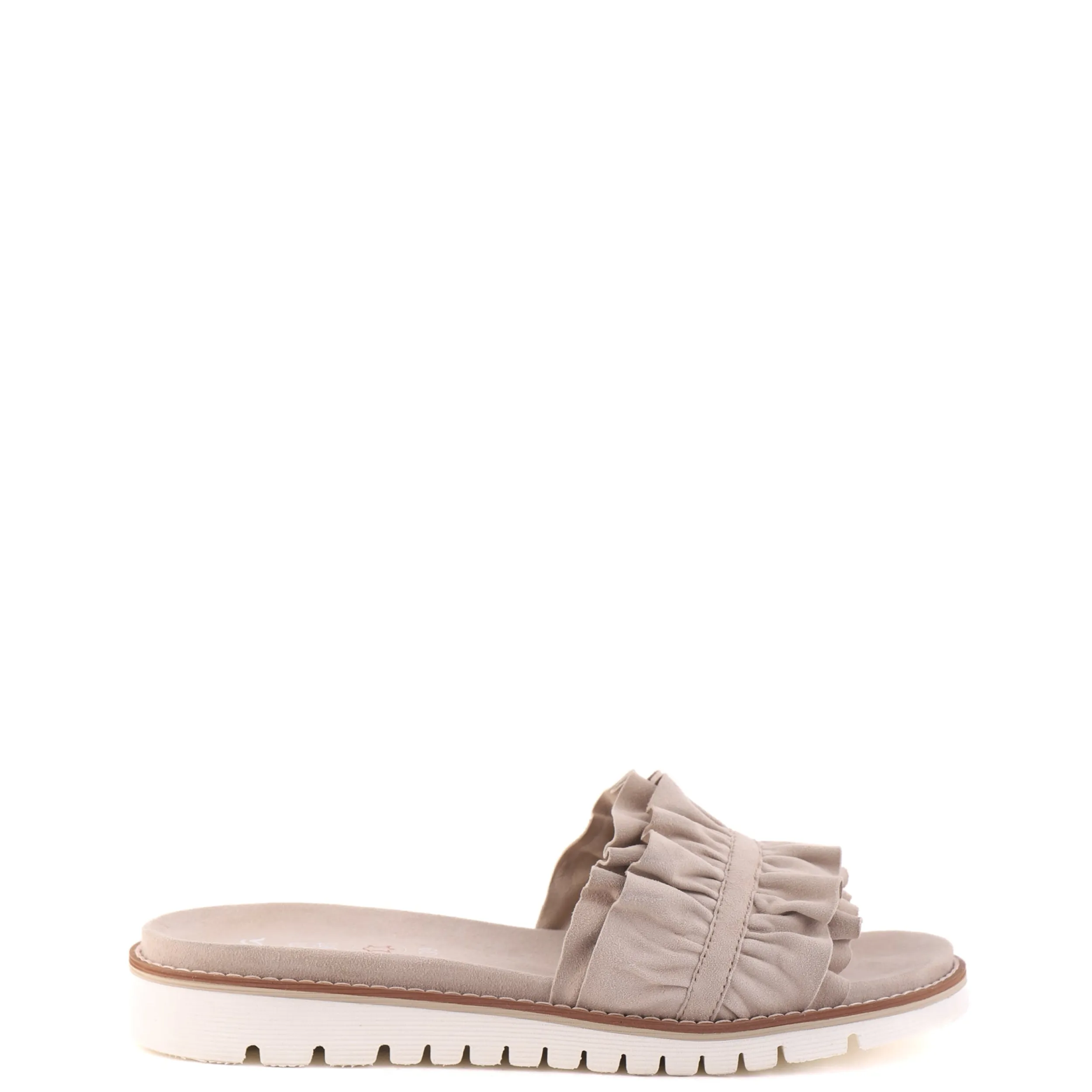 Slides | ARA 28121 Sand Suede