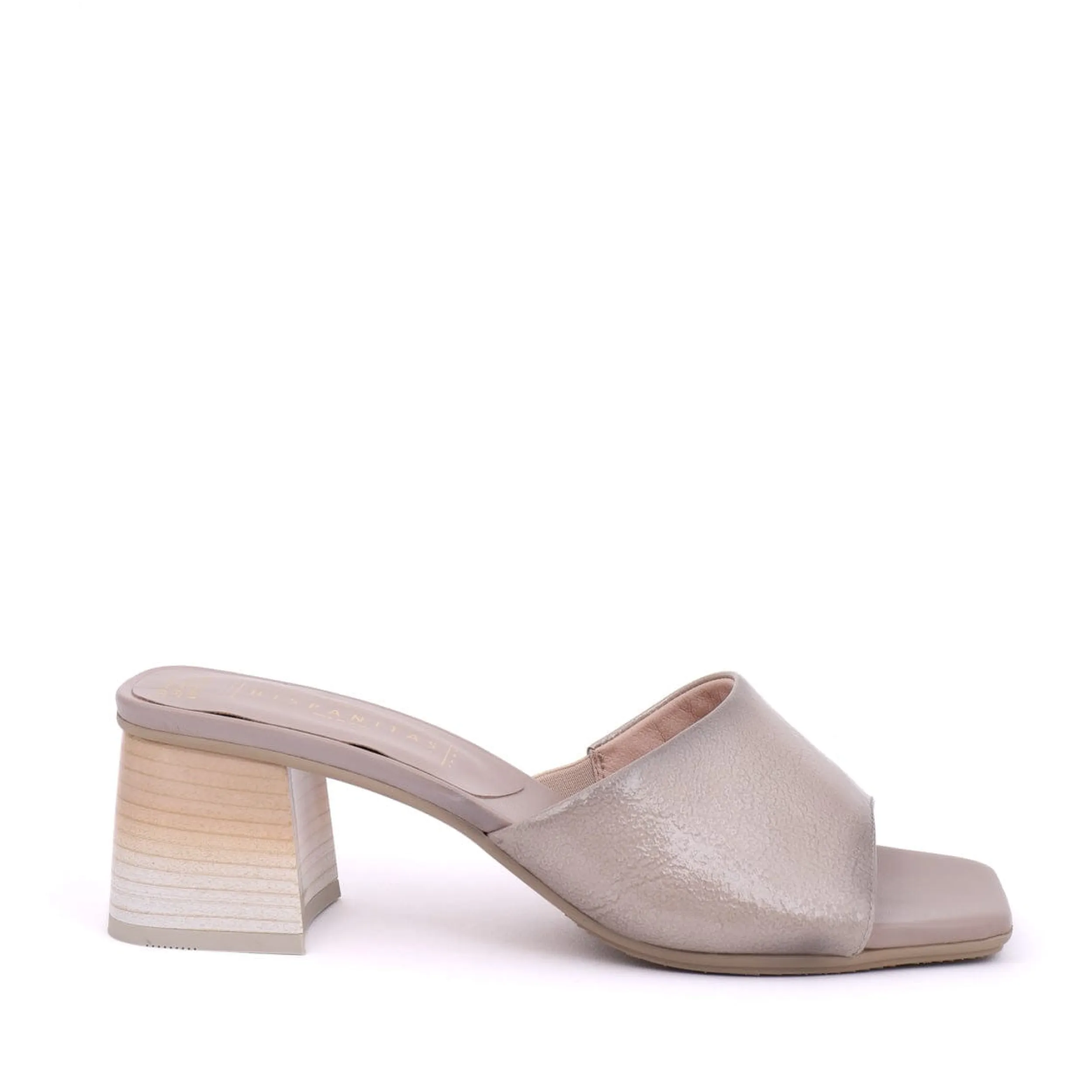 Sandals | Slides | HISPANITAS SANTI Light Taupe Patent