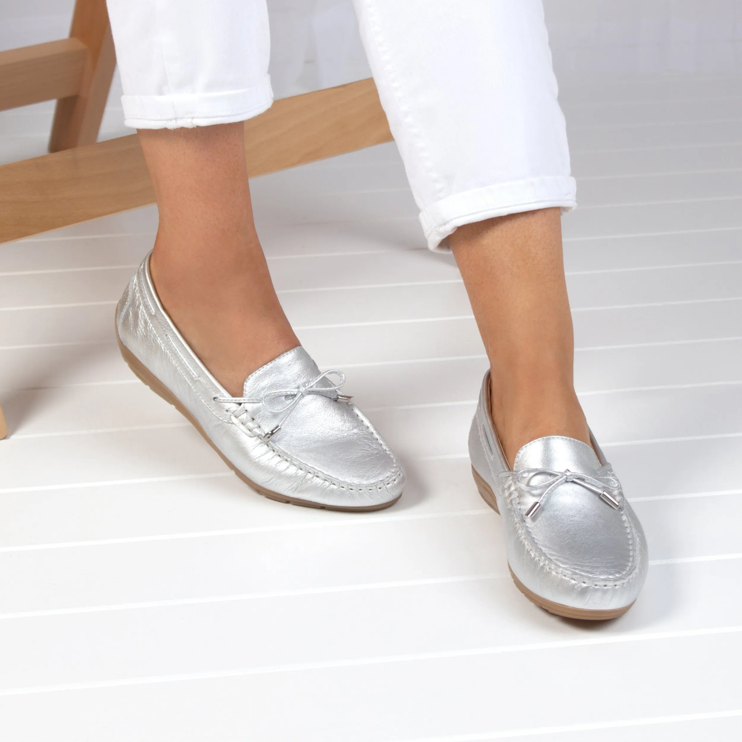 Loafers | ARA 19212 Silver