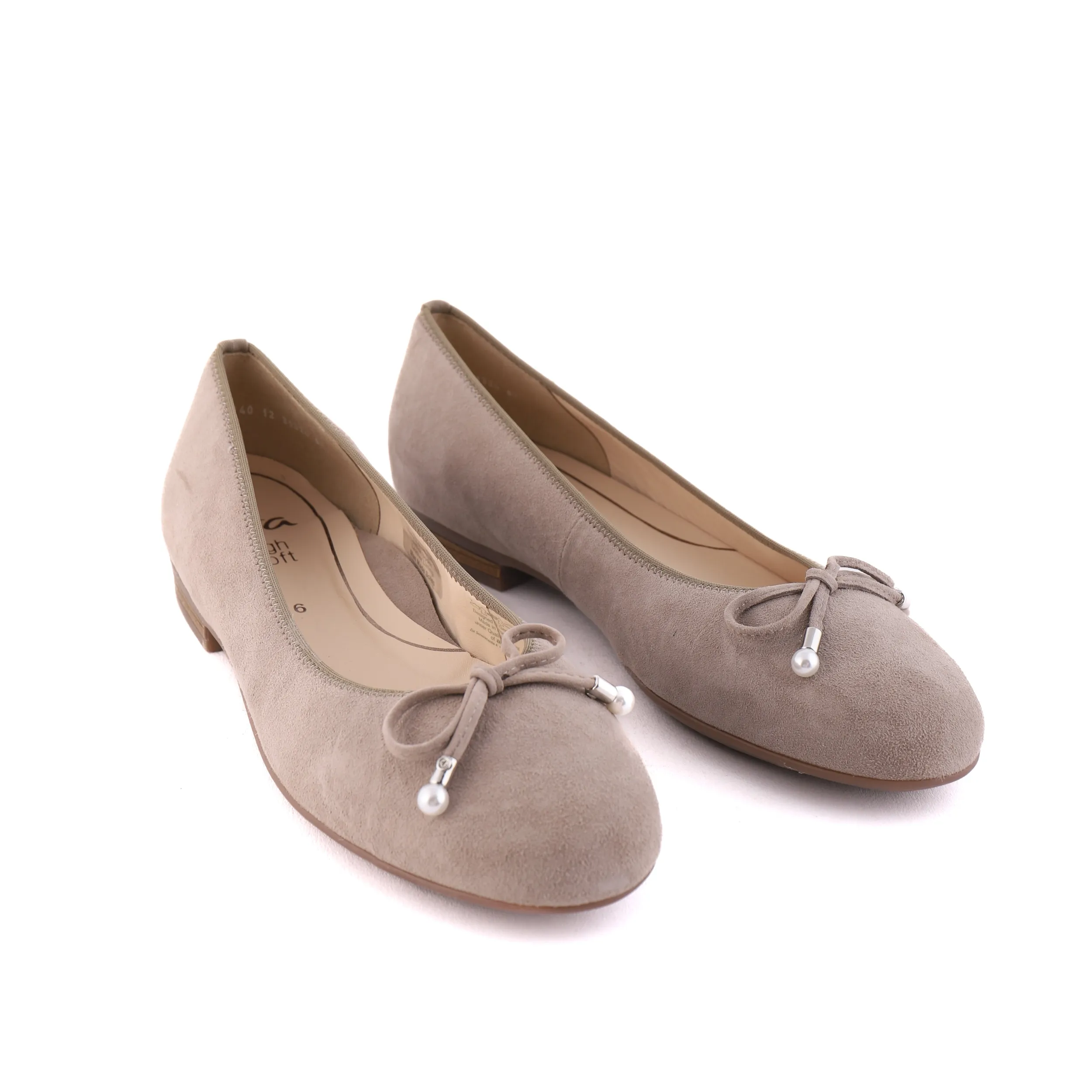 Ballet Flats | ARA 31324 Taupe Suede