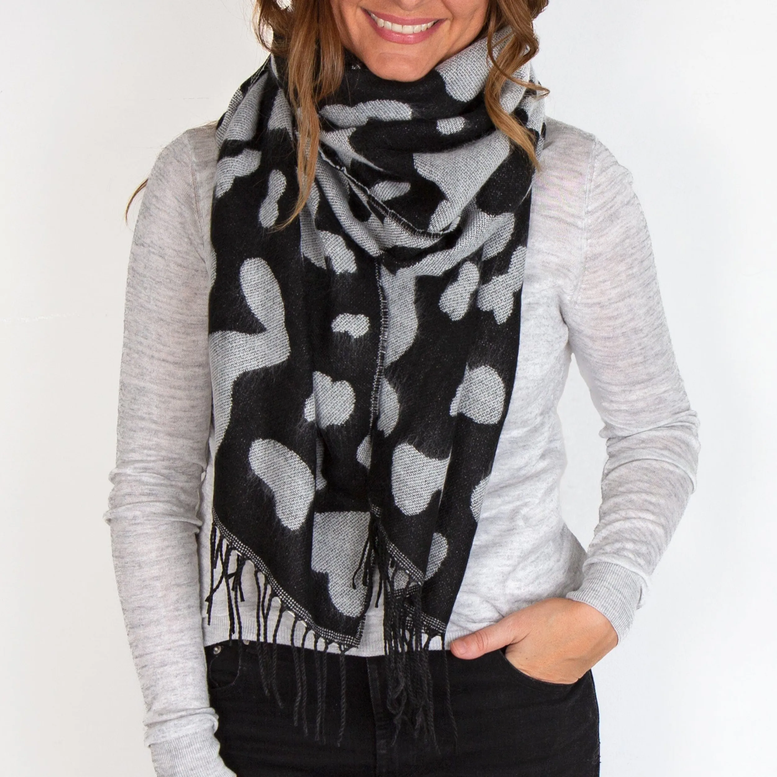 Scarves | LEISURES ACCESSORIES ZOFIA Black